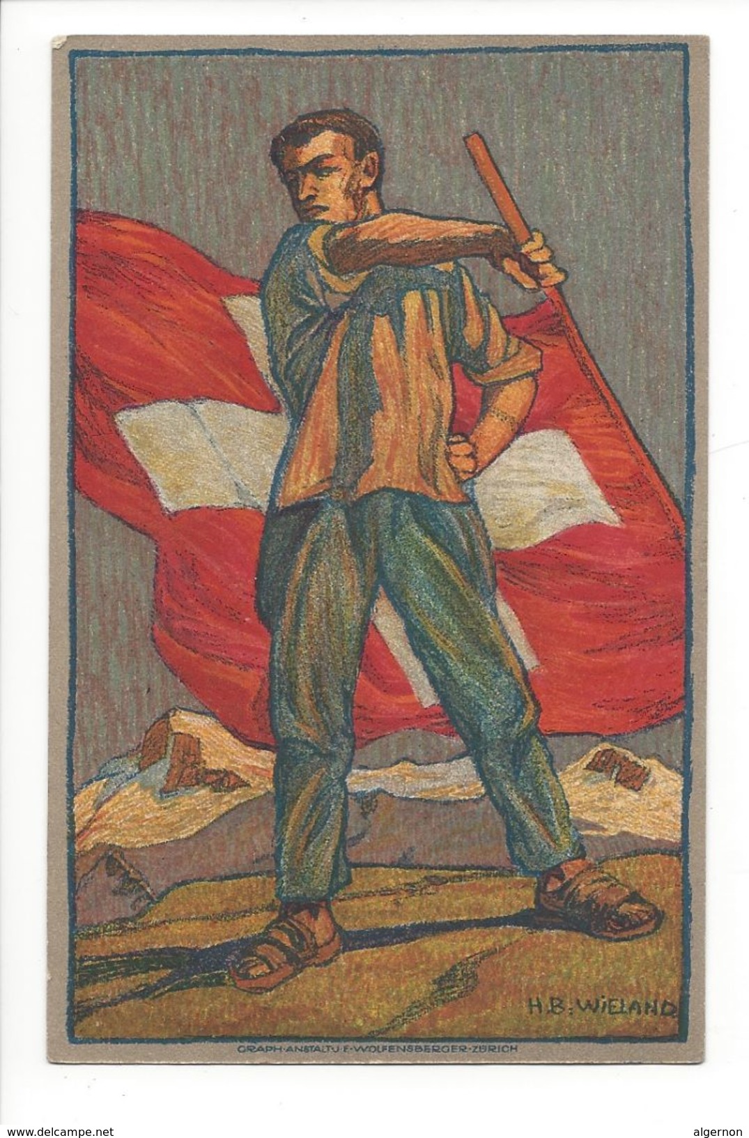 18382- Carte De La Fête Nationale Bundesfeier Festa Nazionale Au Bénéfice De La Croix Rouge Circulée 01.08.1912 - Au