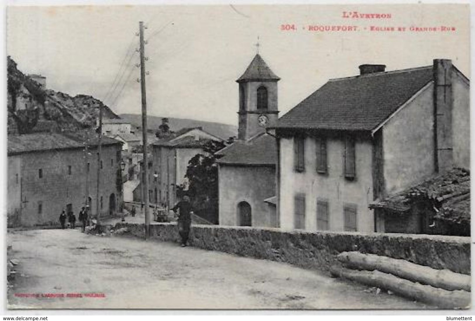 CPA ROQUEFORT Aveyron Non Circulé - Roquefort