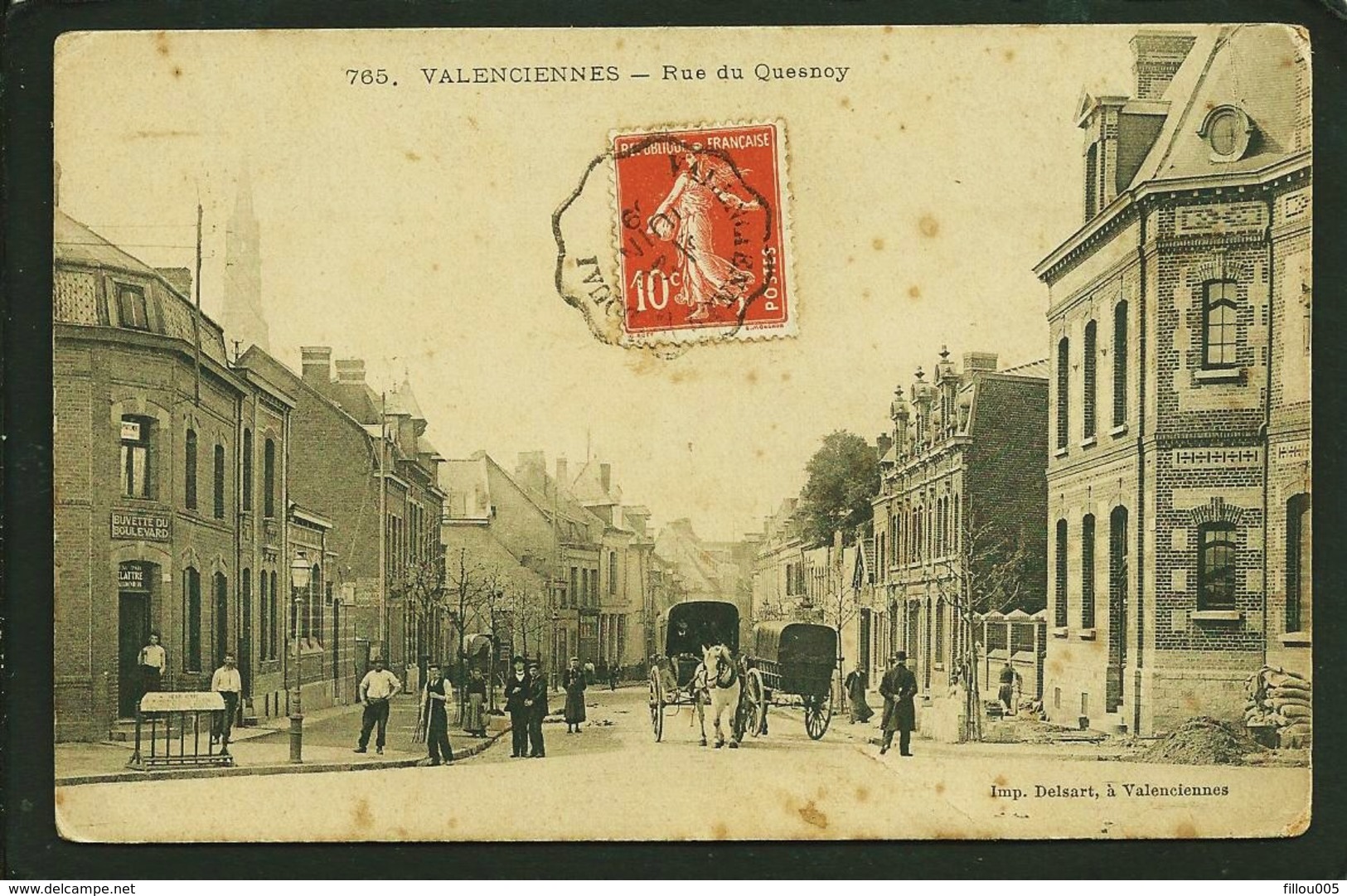 59  VALENCIENNES (NORD ).  ANIMEE..ATTELAGE.. .C2400 - Valenciennes