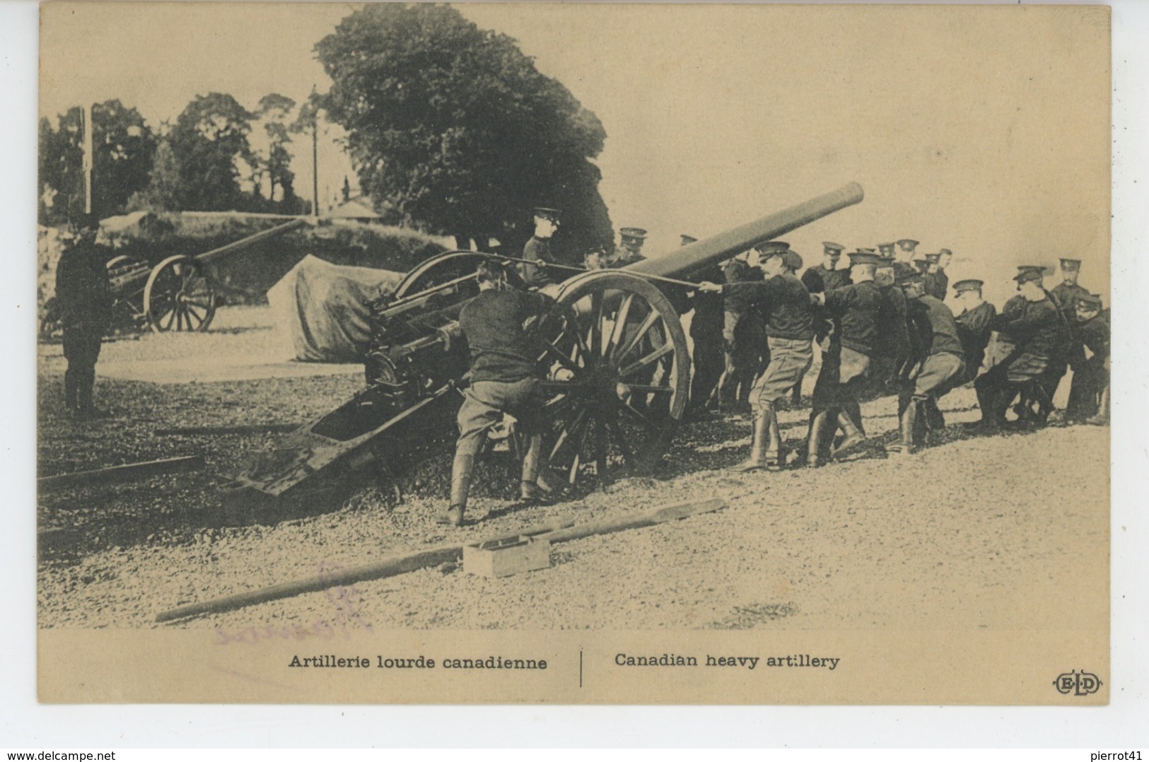 GUERRE 1914-18 - CANADA - Artillerie Lourde Canadienne - Guerre 1914-18