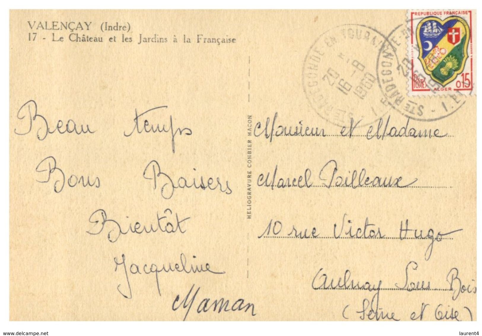 (4566) Old Card - Carte Ancienne - France - Valencay Castle - Torres De Agua