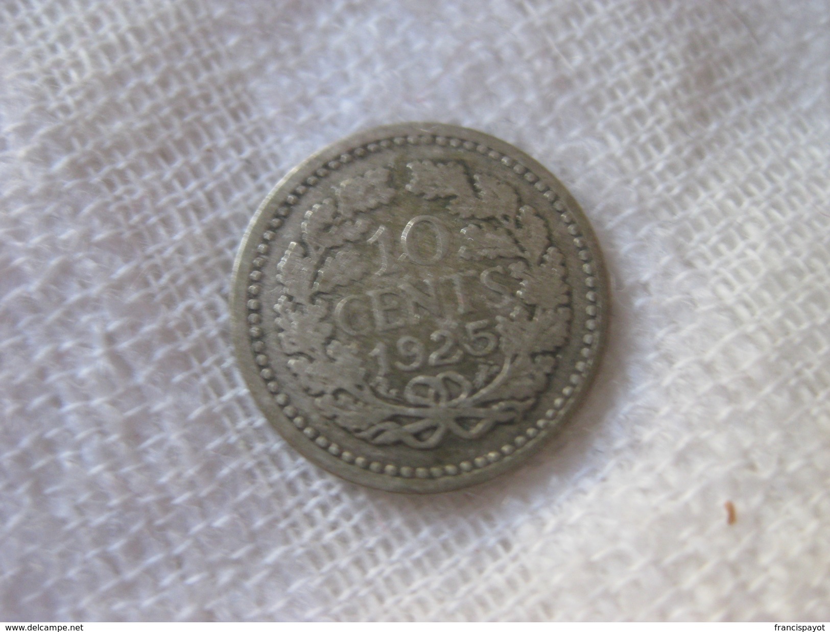 Netherlands: 10 Cents 1925 - 10 Cent
