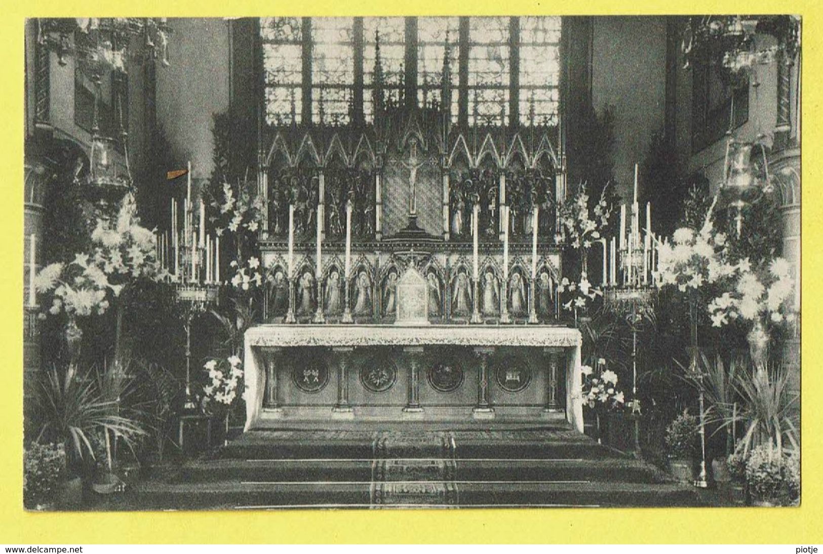 * Gent - Gand (Oost Vlaanderen) * (Nels, J. Ceysens, Nr 50 ) Oude Houtlei Poortakker, Boetkapel, Chapelle, Rare Autel - Gent