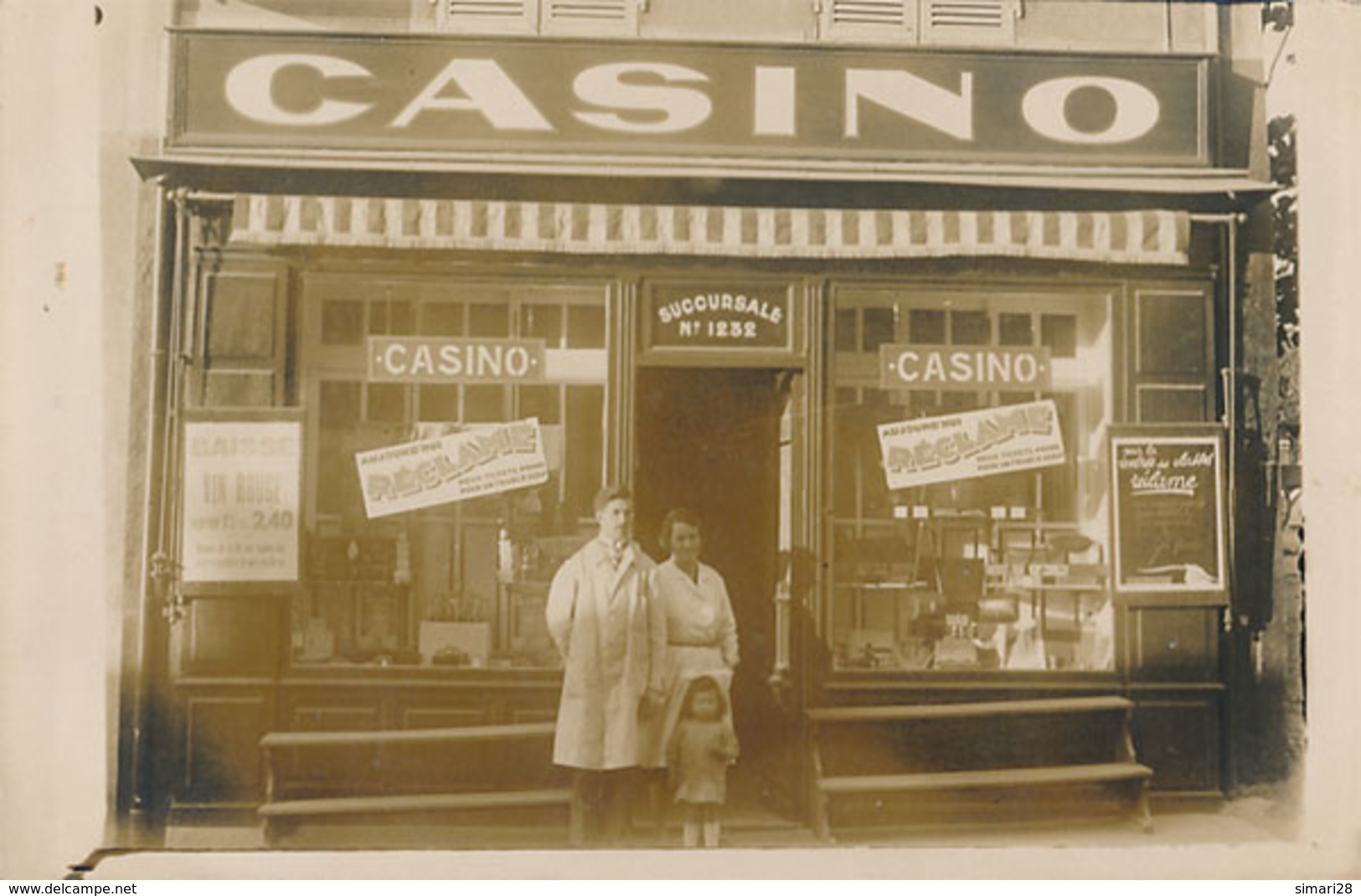 CARTE PHOTO - MAGASIN CASINO SUCCURSALE N° 1232 - Zu Identifizieren