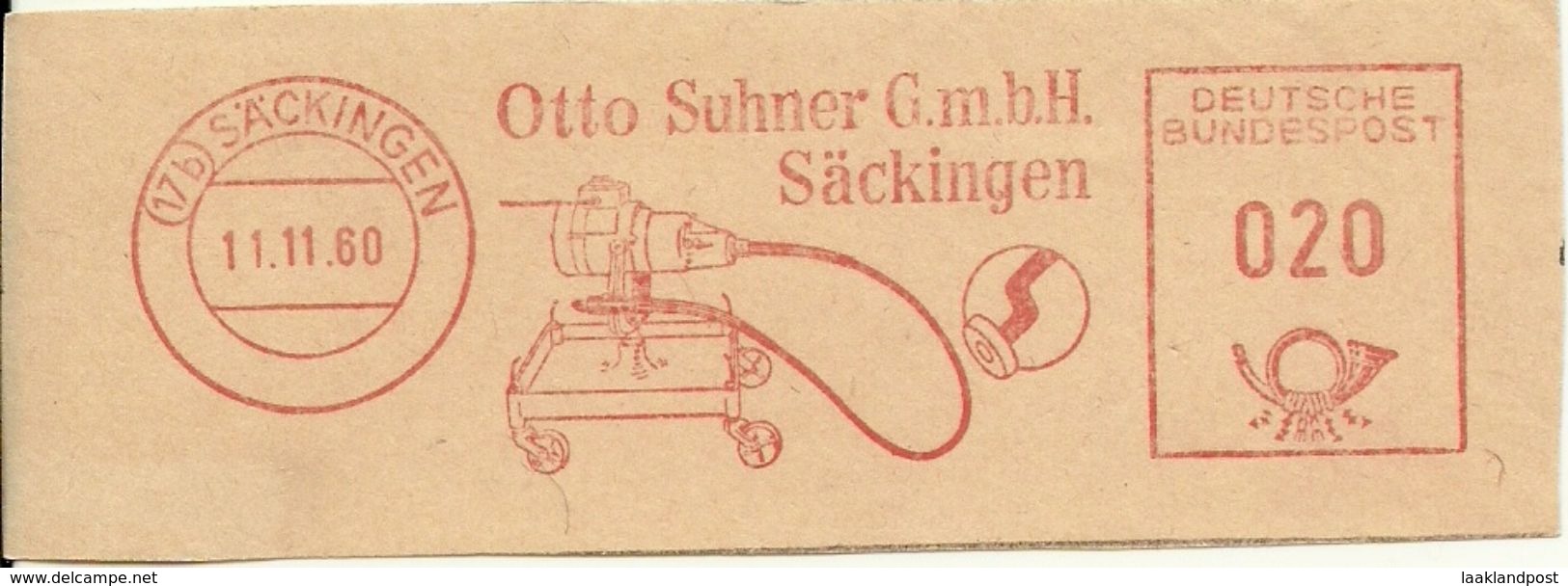 Germany Nice Cut Meter Otto Suhner Sackingen 11/11/1960 - Factories & Industries