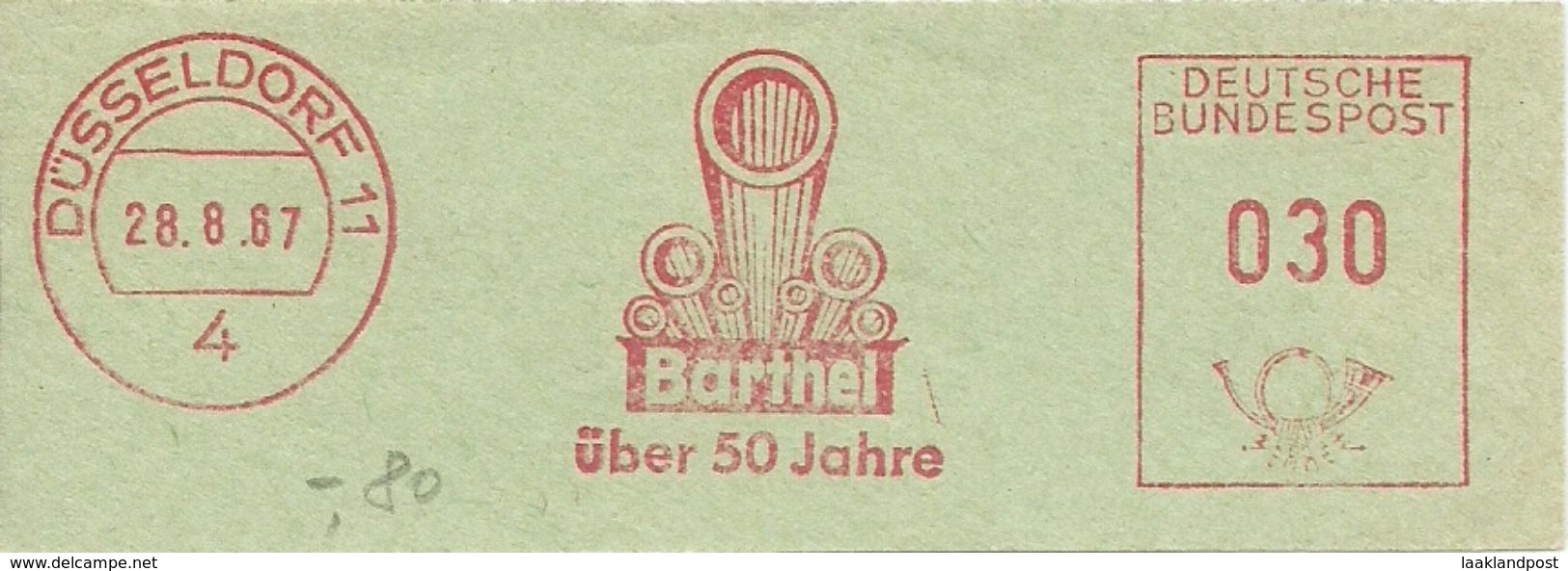 Germany Nice Cut Meter Barthel Uber 50 Jahre, TUBE, PIPE, Dusseldorf 28/8/1987 - Usines & Industries