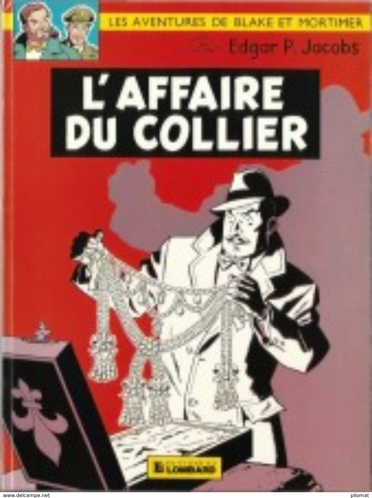 Blake Et Mortimer 9 L'affaire Du Collier JACOBS édition Ancienne - Blake Et Mortimer