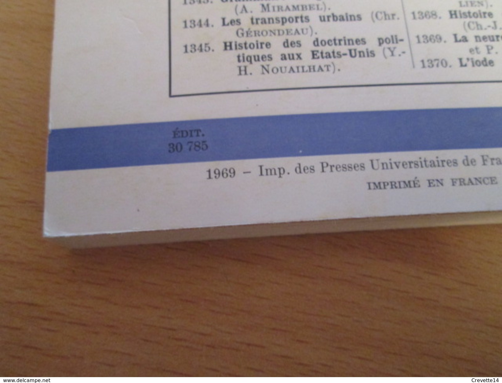 PUF QUE SAIS-JE N° 1367   / LA MICROELECTRONIQUE  édition De 1969 - Informatik