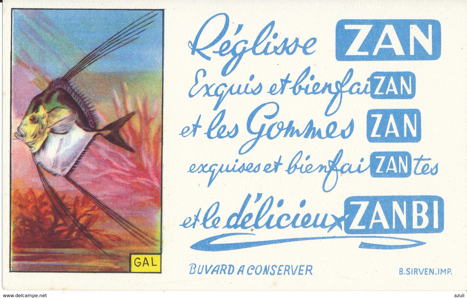 BUVARD - Réglisse ZAN - R