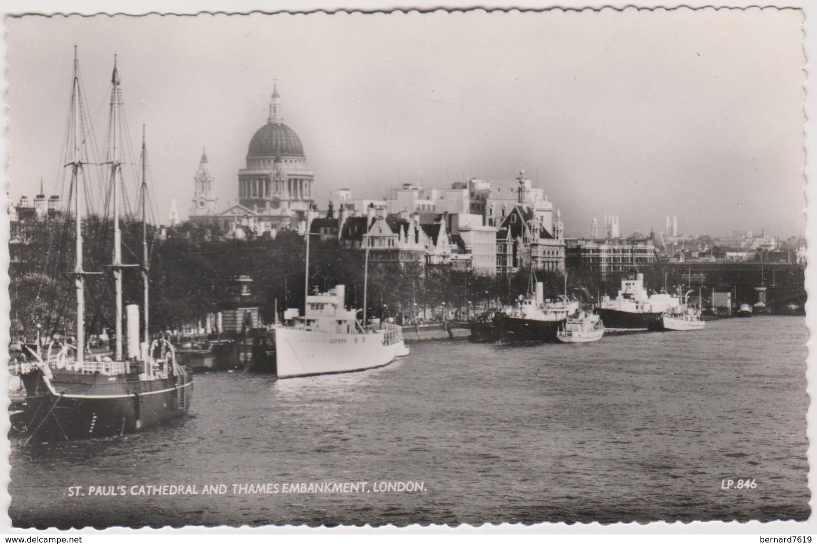 Royaume-uni London  Saint Paul Cathedral And Thames Embankment - St. Paul's Cathedral