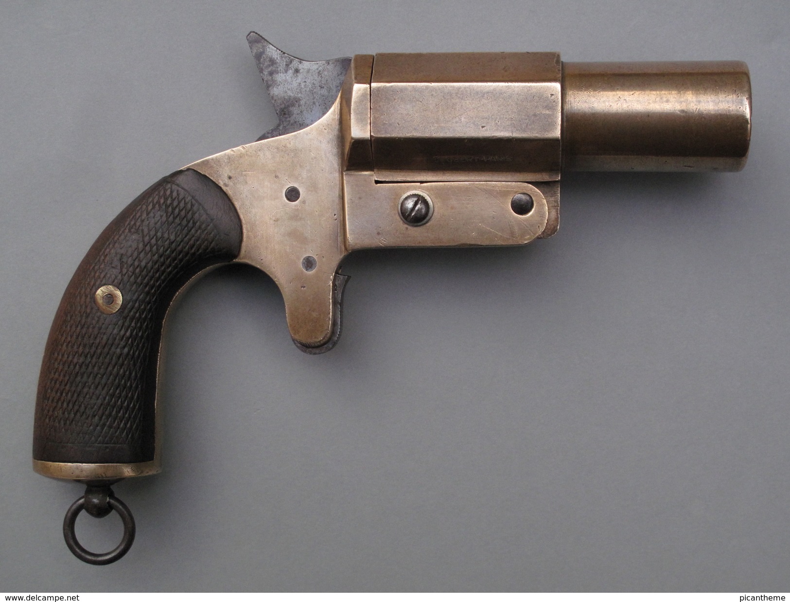 Très Beau Pistolet Lance-fusées Réglementaire Français Modèle Chobert 1914-1918 - 1914-18