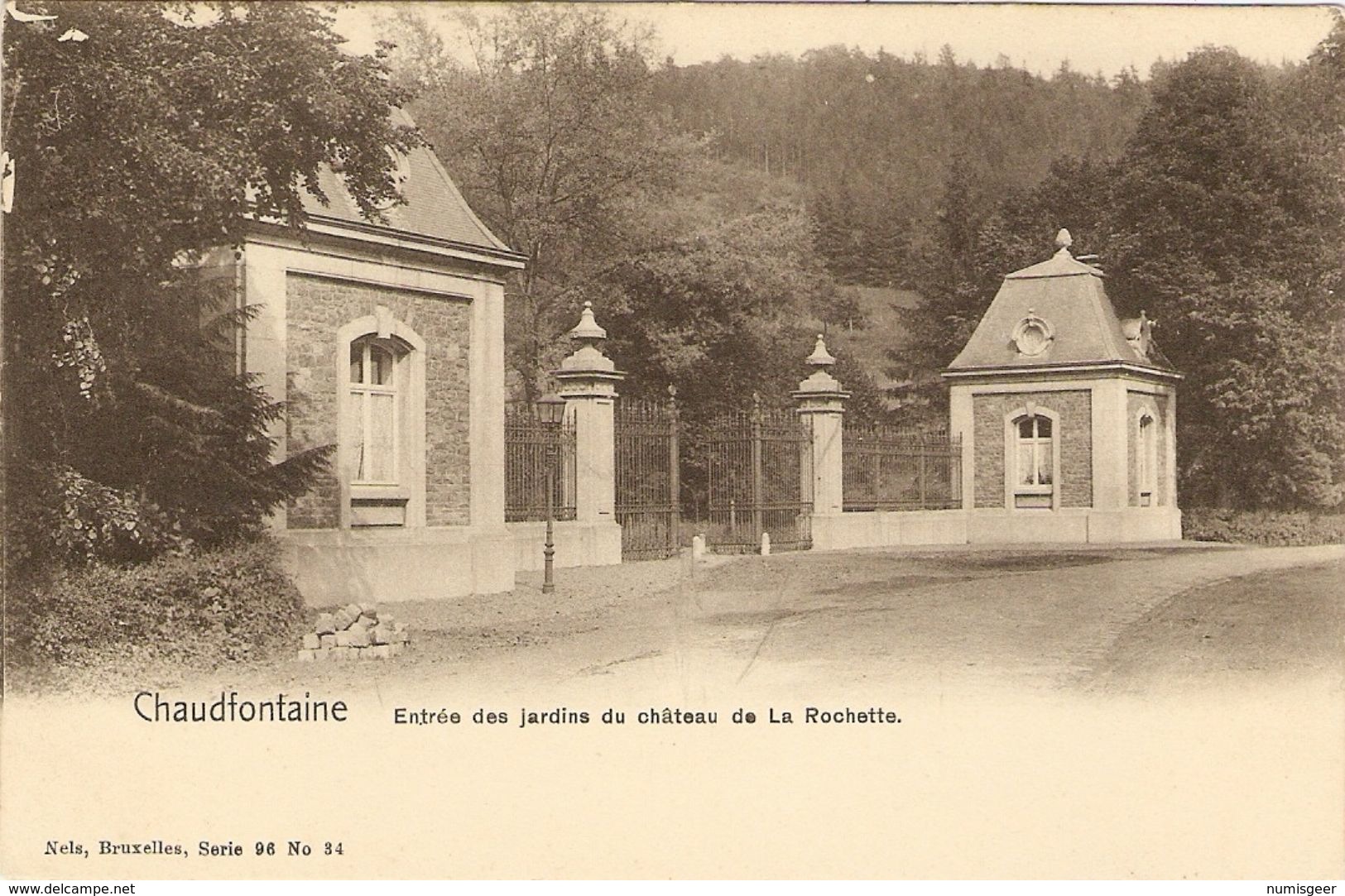 CHAUDFONTAINE   ---   Entrée Des Jardins Du Château De La Rochette - Chaudfontaine