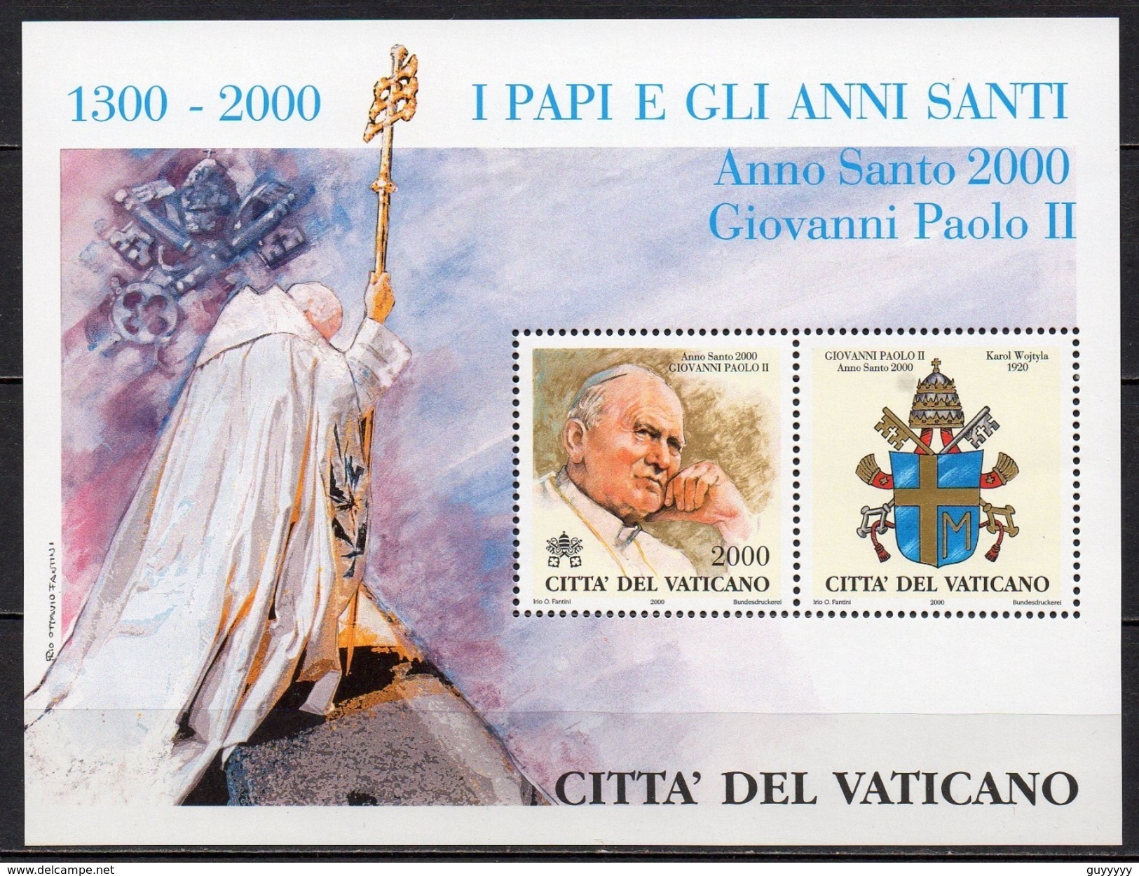 Vatican - Bloc Feuillet - 2000 - Yvert N° BF 22 ** - Blocs & Feuillets