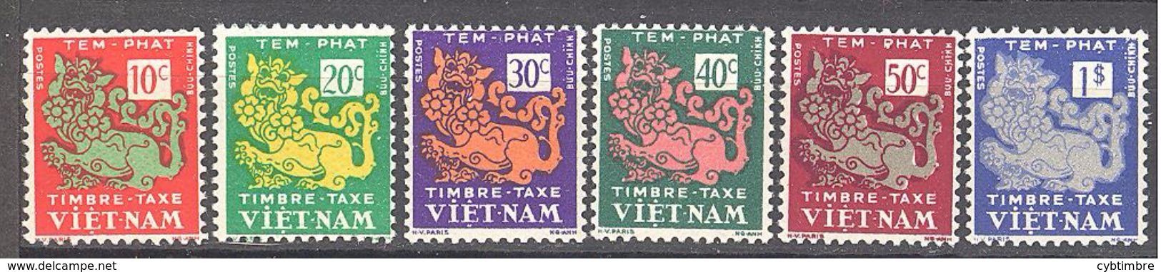 Viet Nam: Yvert Taxe N° 1/6**; MNH - Vietnam