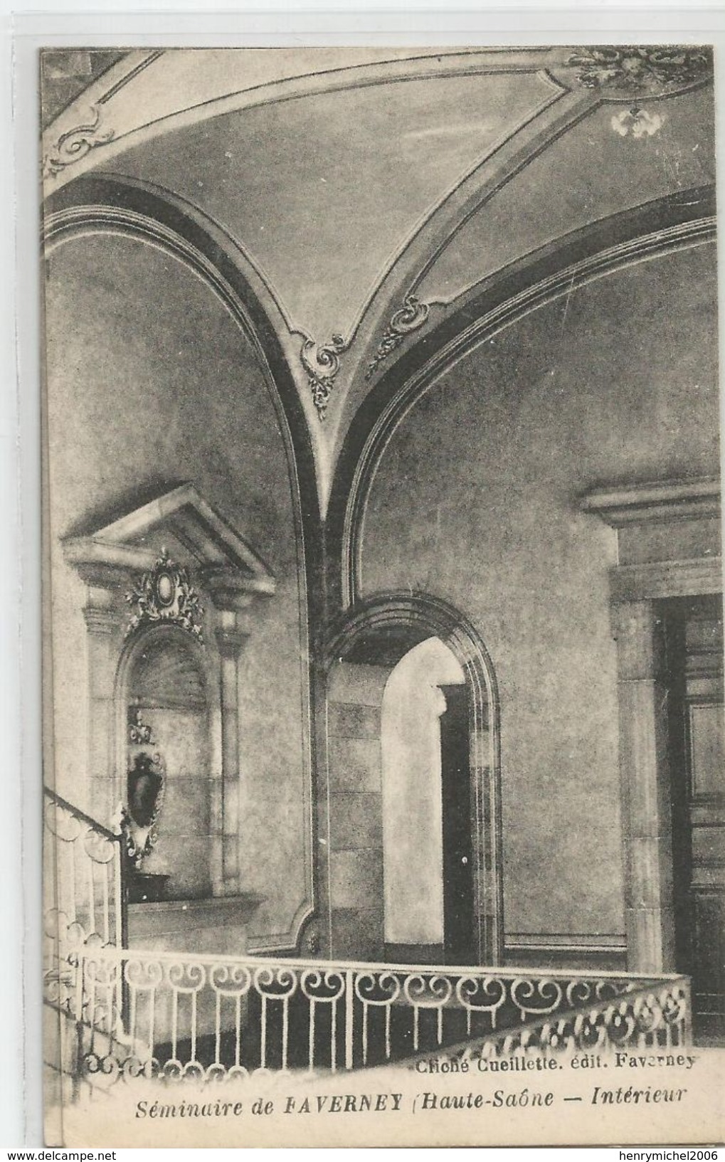 70 Haute Saone Séminaire De Faverney Intérieur 1924 - Autres & Non Classés