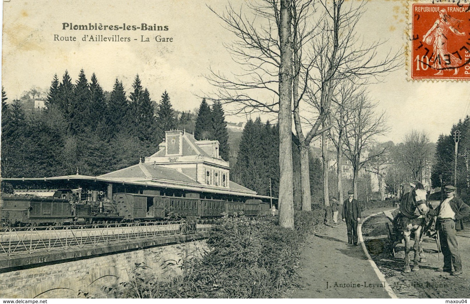 PLOMBIERES Les BAINS - Route D'Aillevillers - La Gare - Plombieres Les Bains