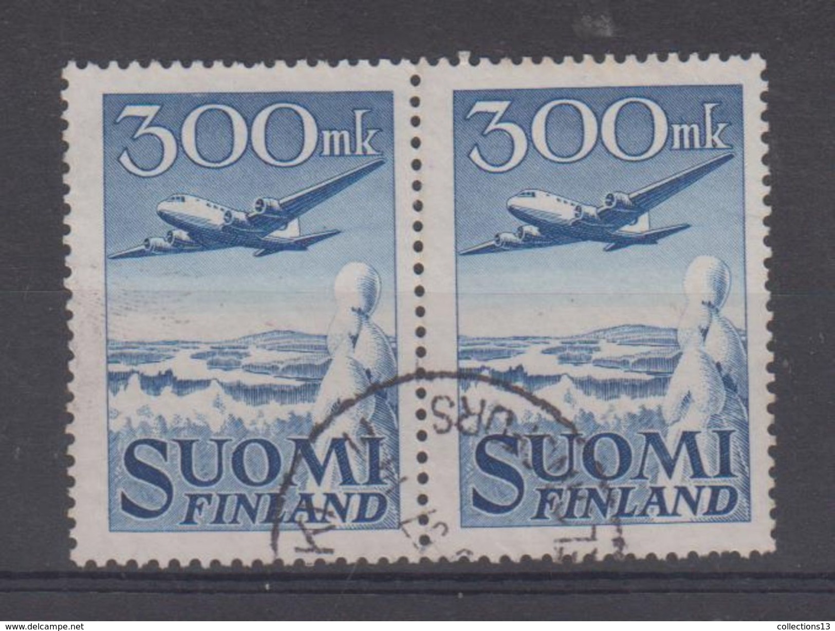 FINLANDE - PA 2 (paire) Obli Cote 27 Euros Depart à 10% - Used Stamps