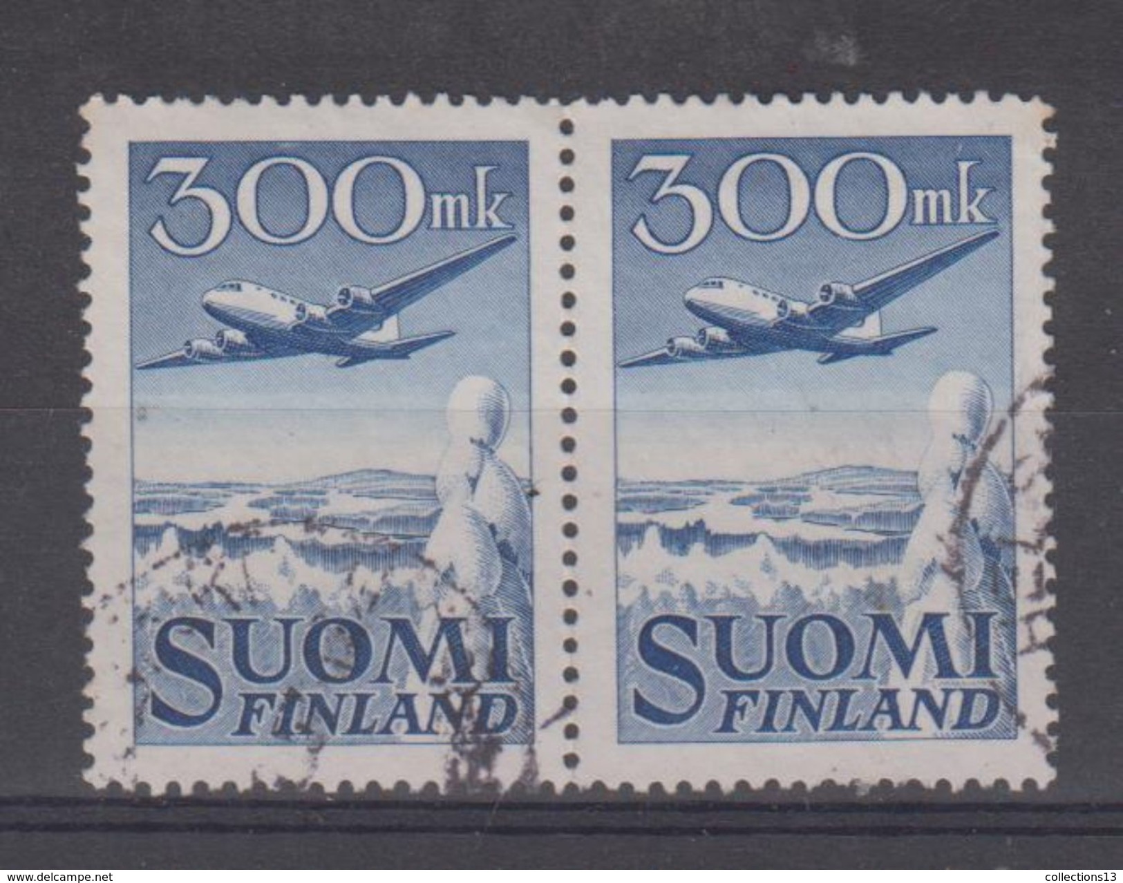 FINLANDE - PA 2 (paire) Obli Cote 27 Euros Depart à 10% - Used Stamps