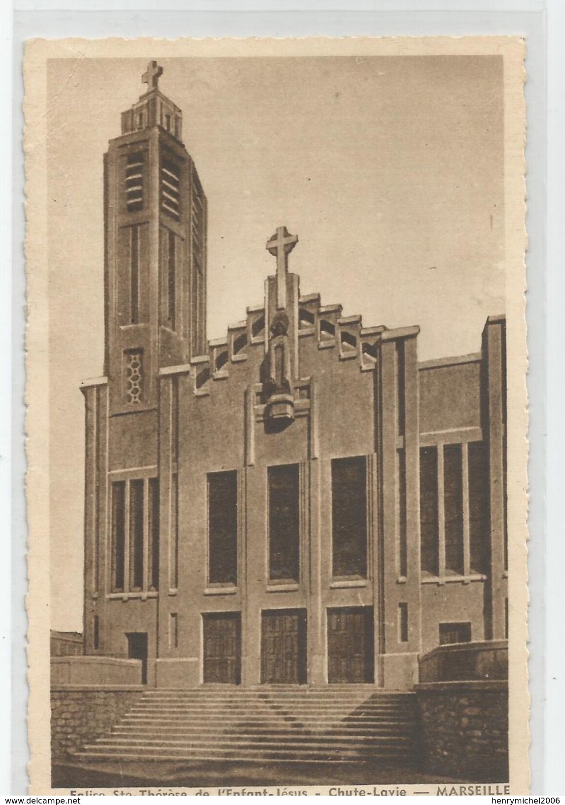 13 Marseille - Chute Lavie église Ste Thérèse De L'enfant Jésus - Cinq Avenues, Chave, Blancarde, Chutes Lavies