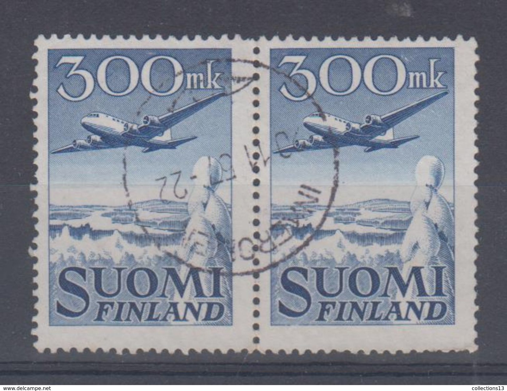 FINLANDE - PA 2 (paire) Obli Cote 27 Euros Depart à 10% - Used Stamps