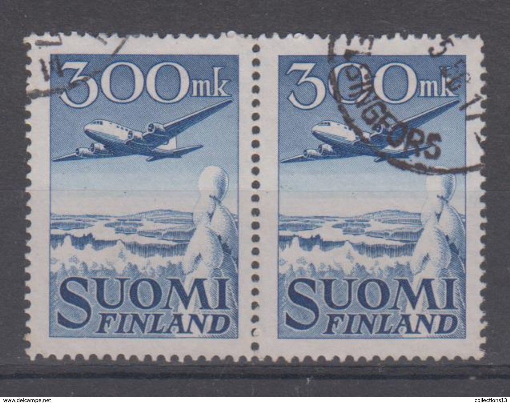 FINLANDE - PA 2 (paire) Obli Cote 27 Euros Depart à 10% - Used Stamps
