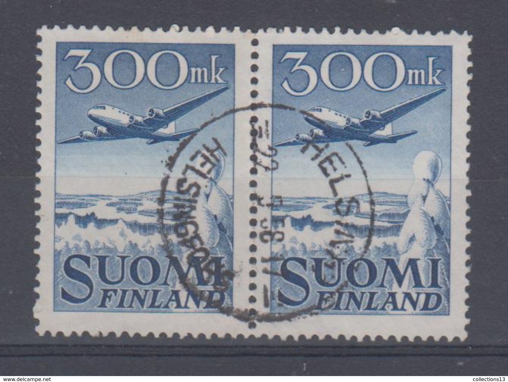 FINLANDE - PA 2 (paire) Obli Cote 27 Euros Depart à 10% - Used Stamps