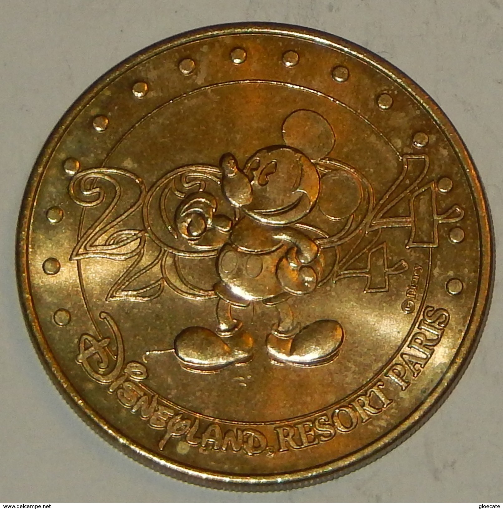 2004 – DISNEYLAND RESORT PARIS  – GETTONE – COLLECION NATIONALE – MONNAIE DE PARIS – MEDAILLE OFFICIELLE – (91) - 2004