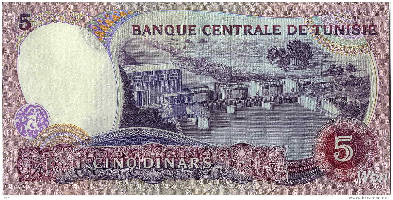 Tunisia 5 Dinars (P79) 1983 (Préf: C/1) -UNC- - Tunisia