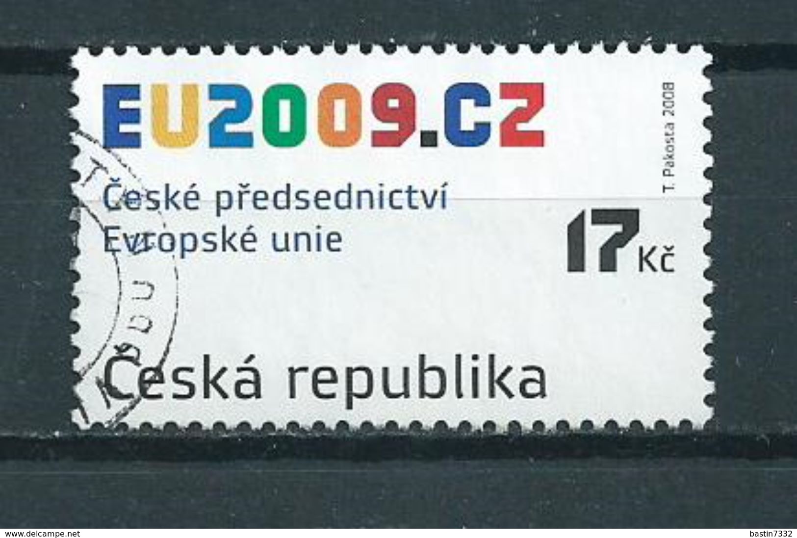 2008 Czech Republic European Union Used/gebruikt/oblitere - Oblitérés