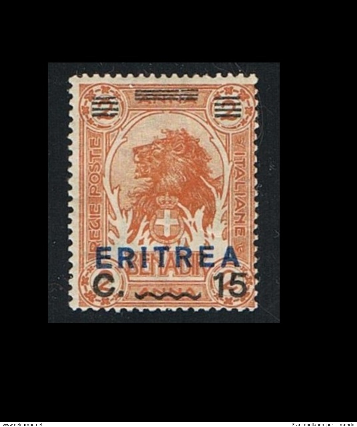 REGNO 1924 SOPRASTAMPATI ERITREA SASSONE 83 MNH** - Eritrea