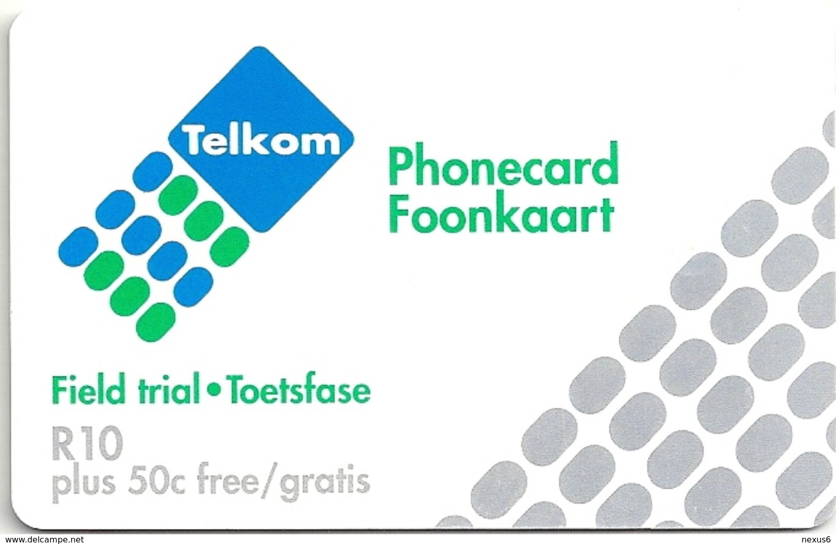 S. Africa - Telkom - CCP1, Test-Trial Issue 10+0.50R, Mint (check Photos!) - South Africa