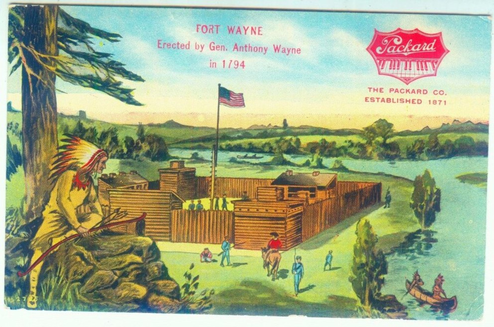 Fort Wayne In 1794 - Indianer