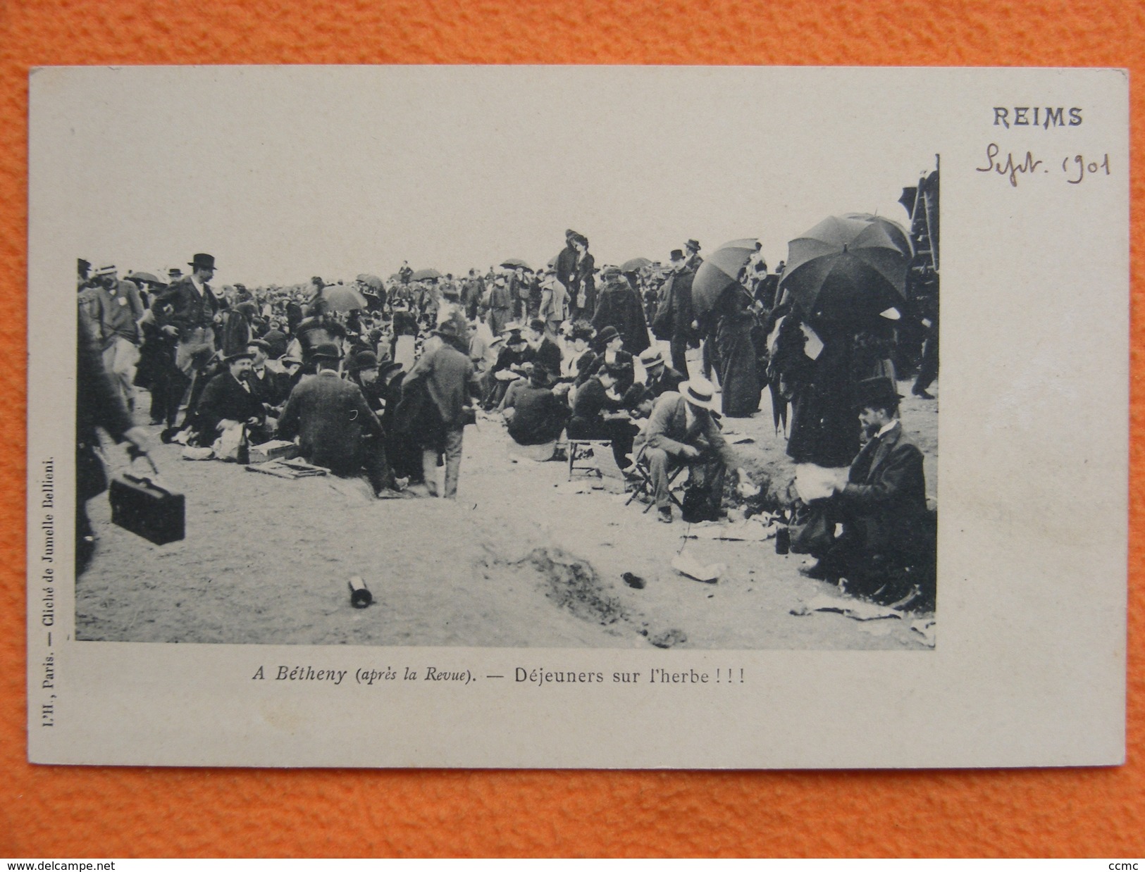 CPA Reims (51) - A Bétheny (après La Revue) - Déjeuner Sur L'herbe !!! 1901 - Reims