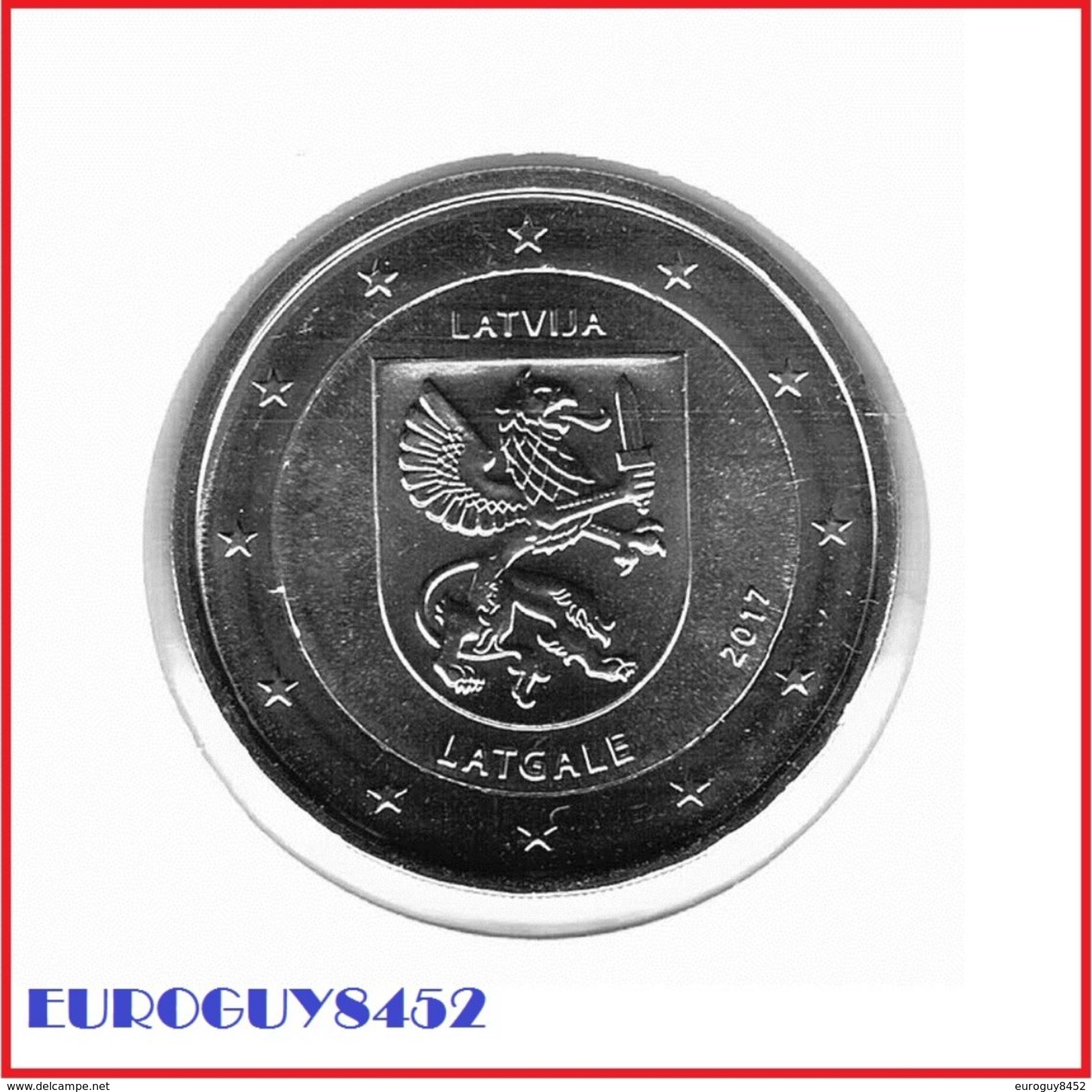 LETLAND - 2 € COM. 2017 UNC - WAPENSCHILD LATGALE - Letland