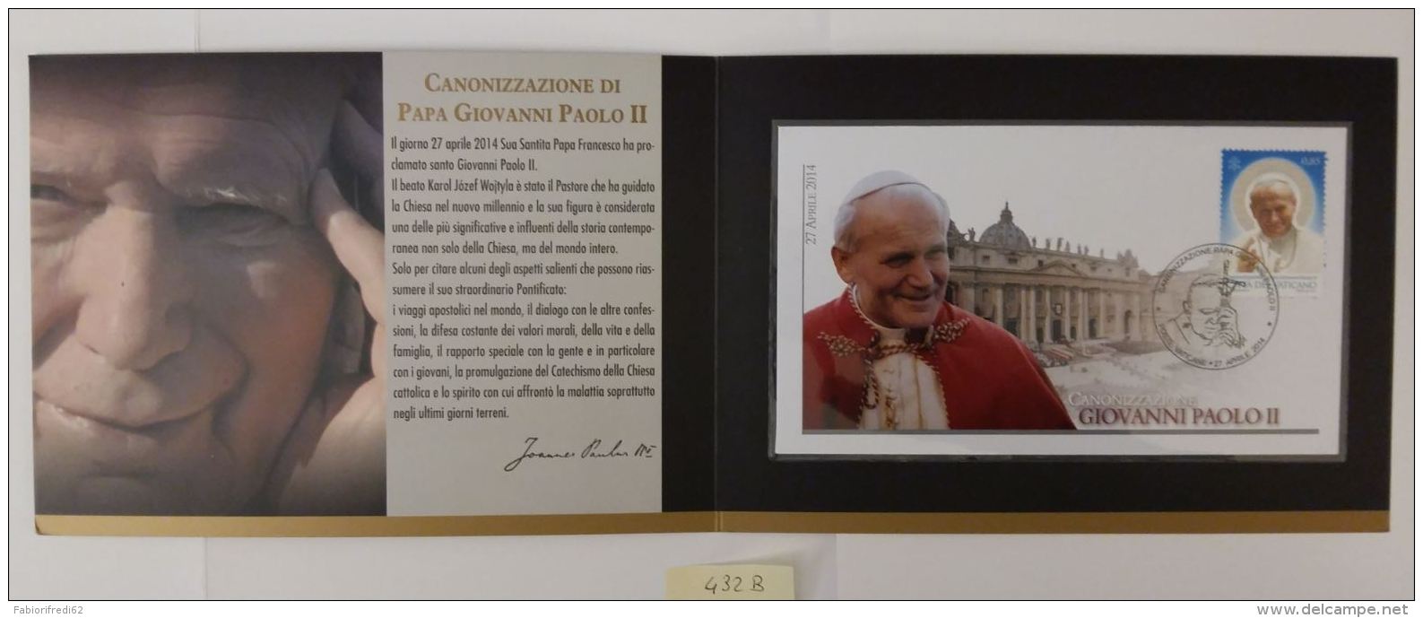 FDC VATICANO FOLDER 1 BUSTA (432B - FDC