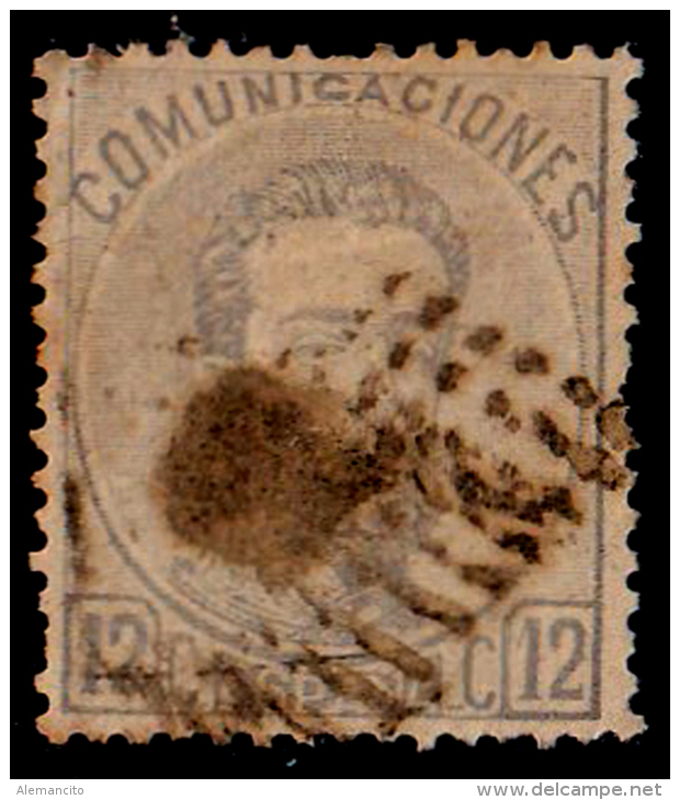 ESPAÑA SELLO DEL REINADO DE  AMADEO I   AÑO  1872 -  12  Ctms - Used Stamps