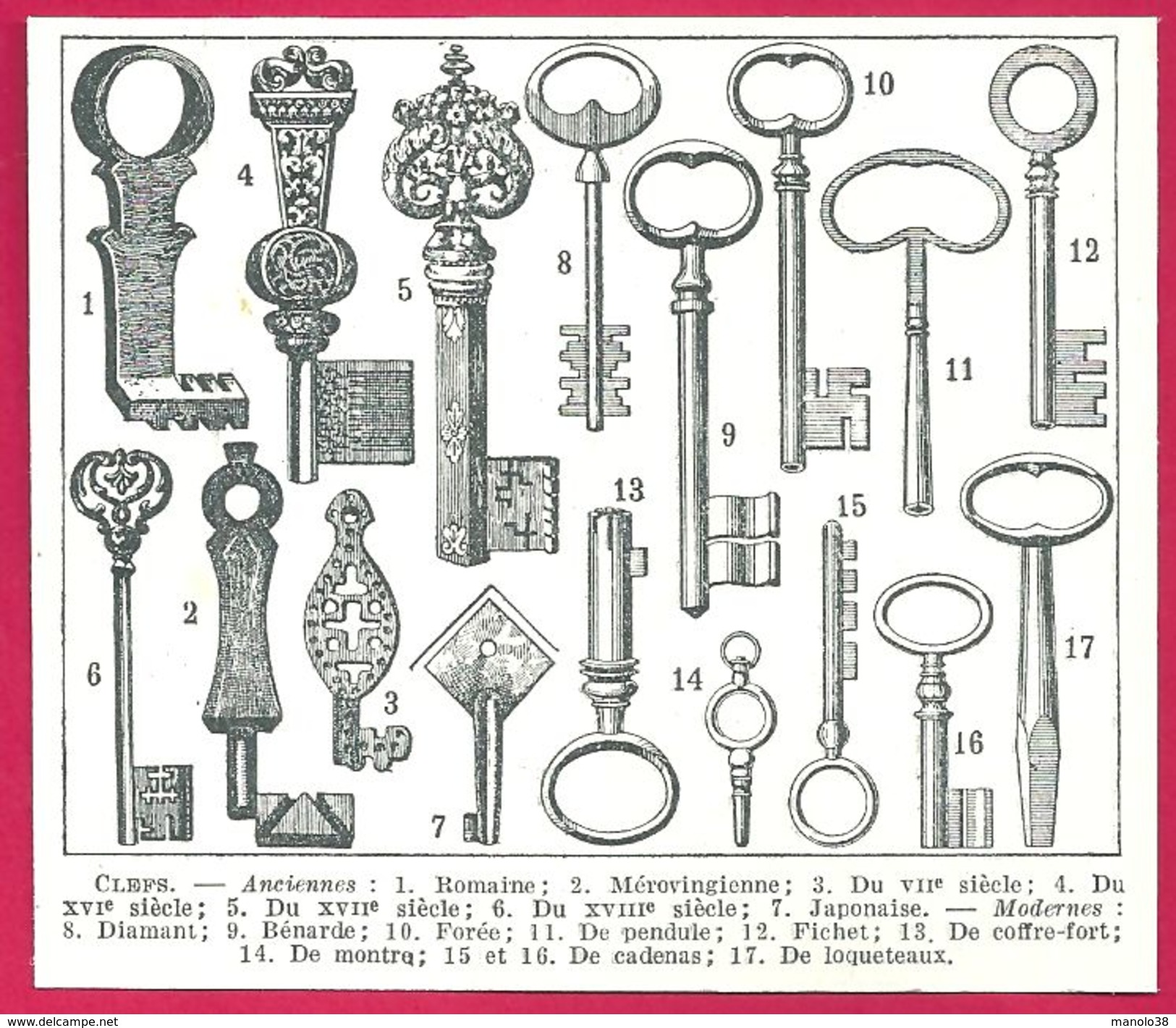 Clefs Larousse 1948 - Non Classificati