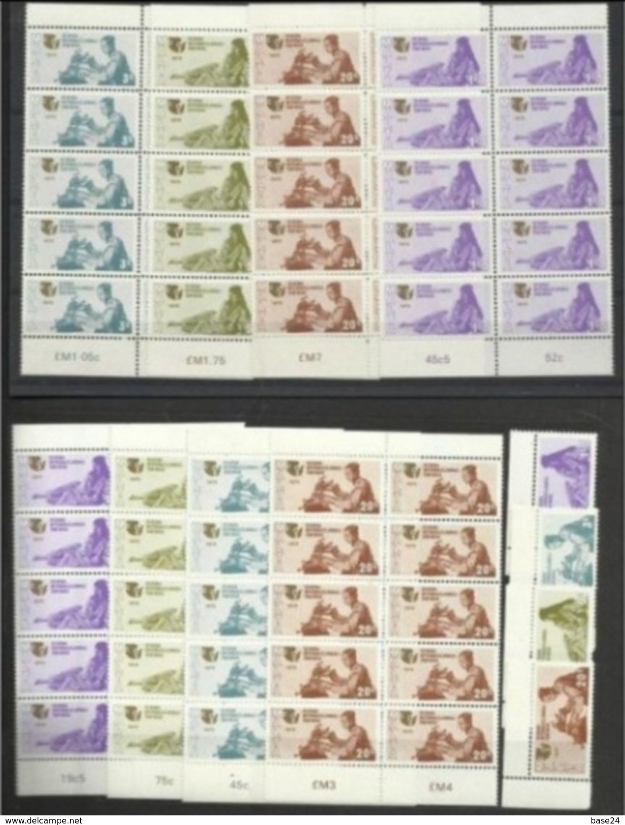 1975 Malta ANNO DELLA DONNA  WOMEN'S YEAR 21 Serie (503/6): 10+10+1 MNH** - Malta