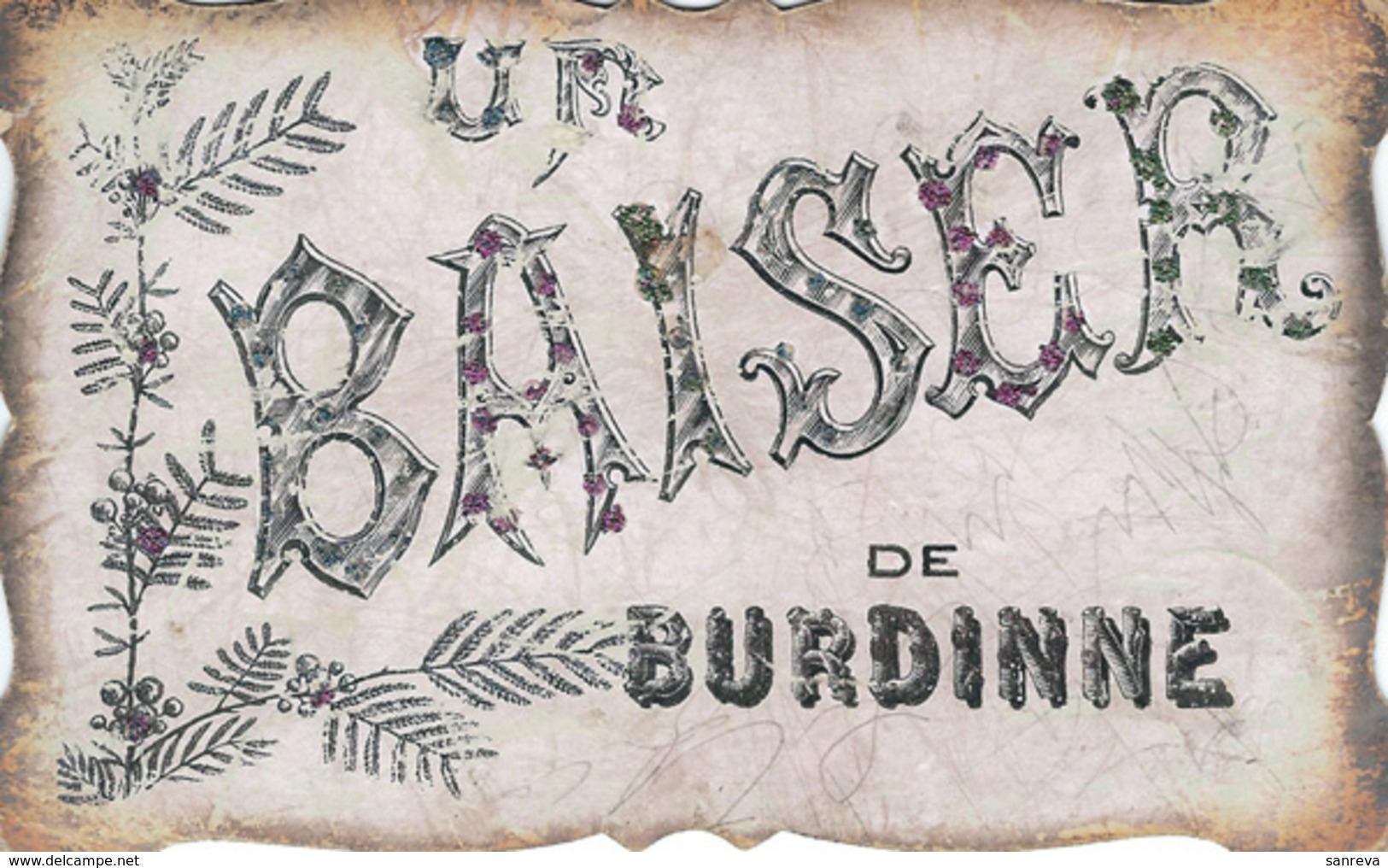 Burdinne - Un Baiser De Burdinne  (1907) - Burdinne