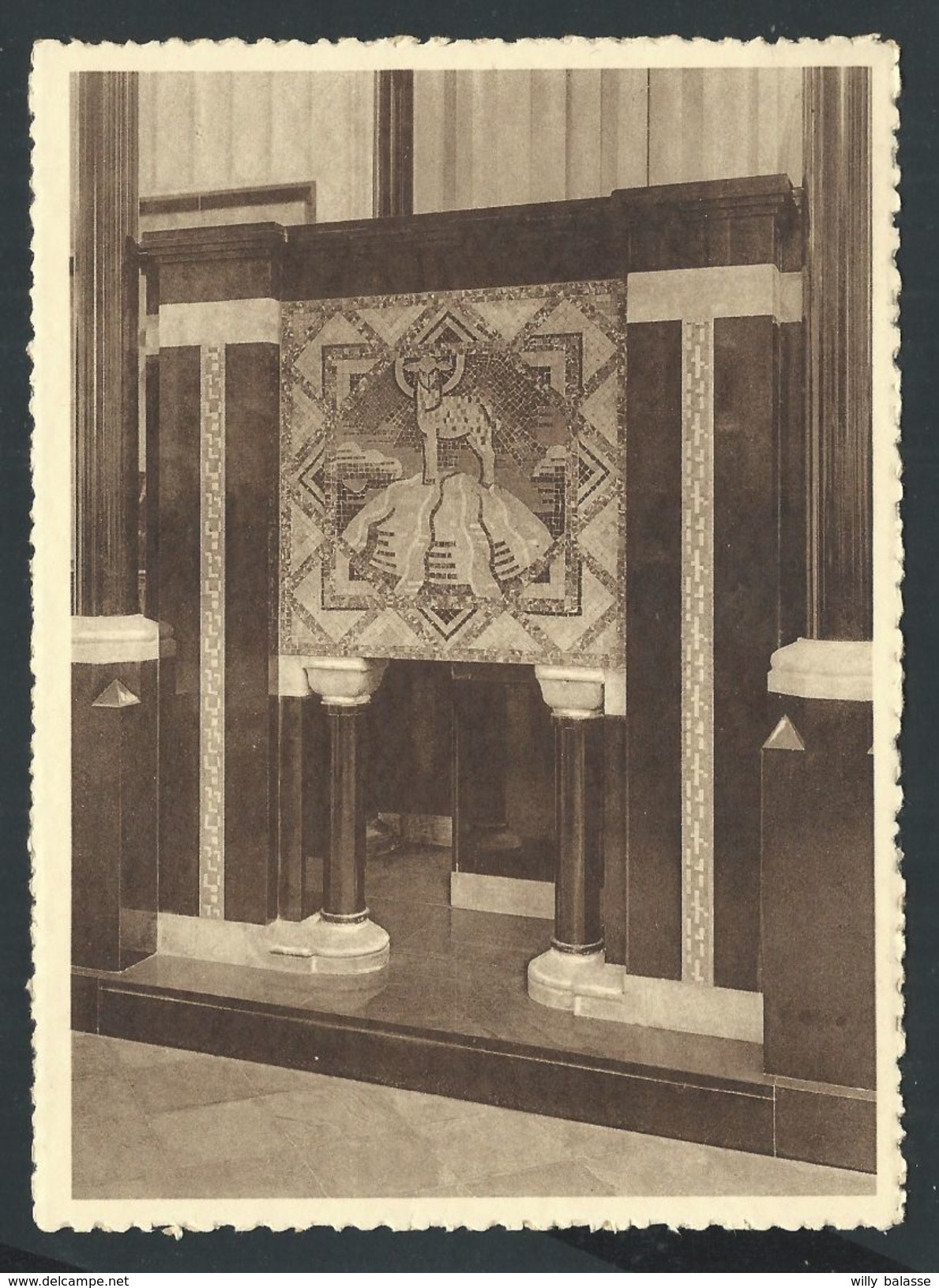 Norbertijner Abdij Tongerloo  Ambon De L'Evangile (mosaïques) Architecte J Ghobert, 1935 - Westerlo
