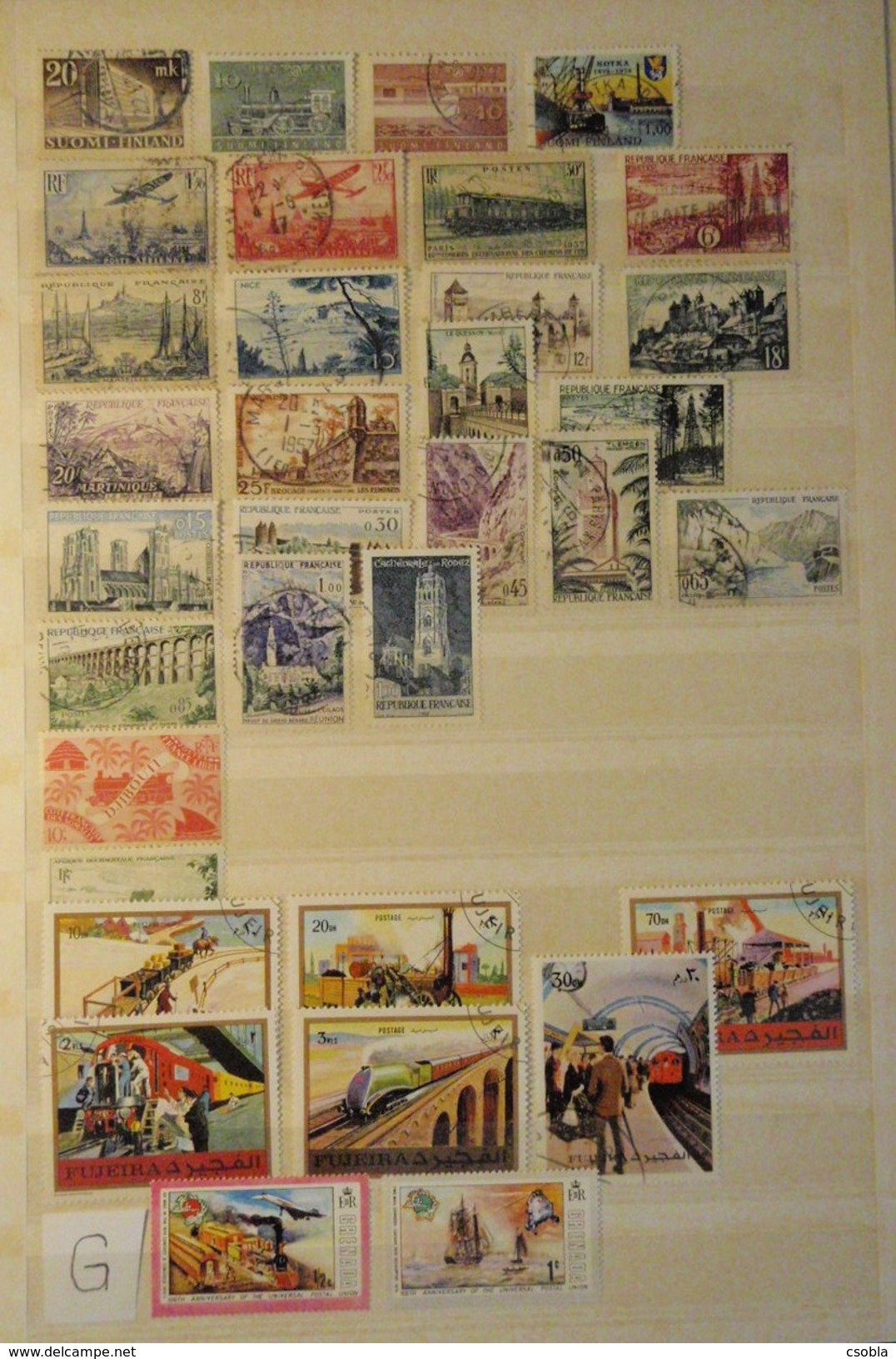 Railway Motif Collection, 2 Stamp Albums (d 397)