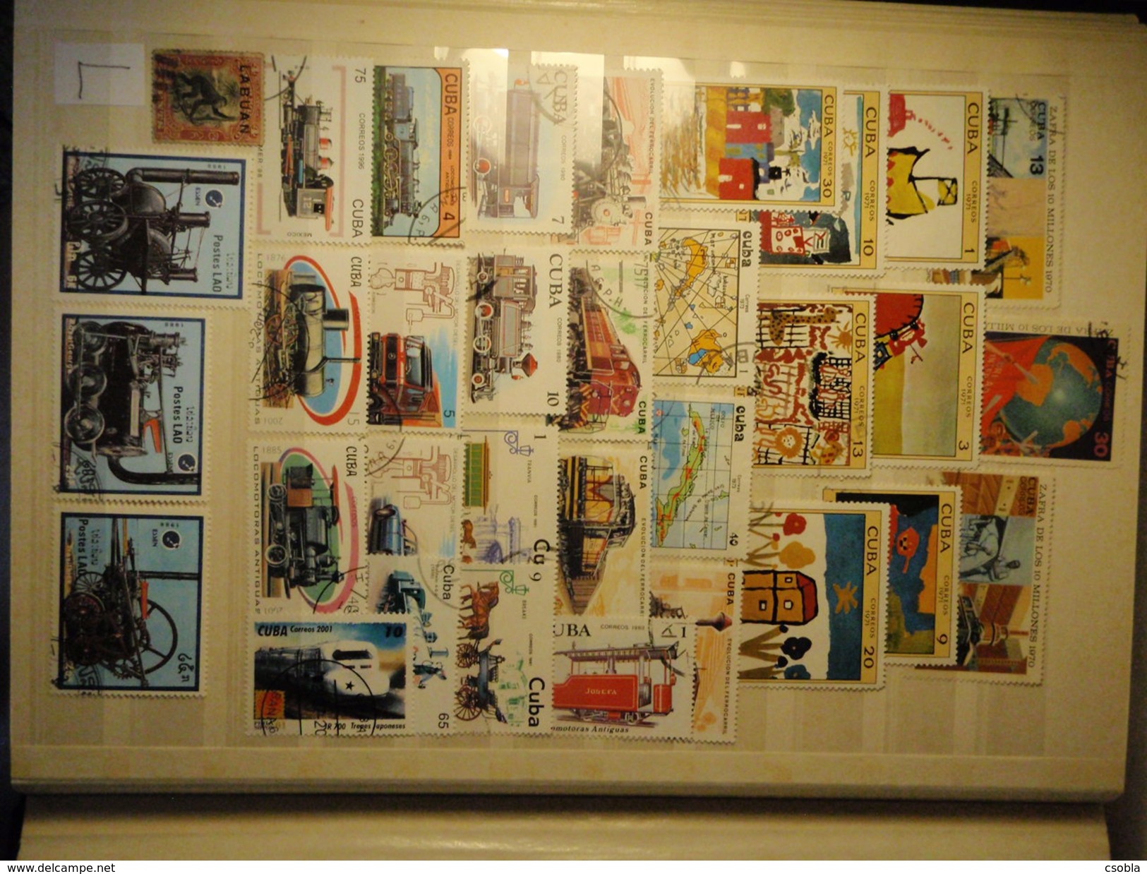 Railway Motif Collection, 2 Stamp Albums (d 397)