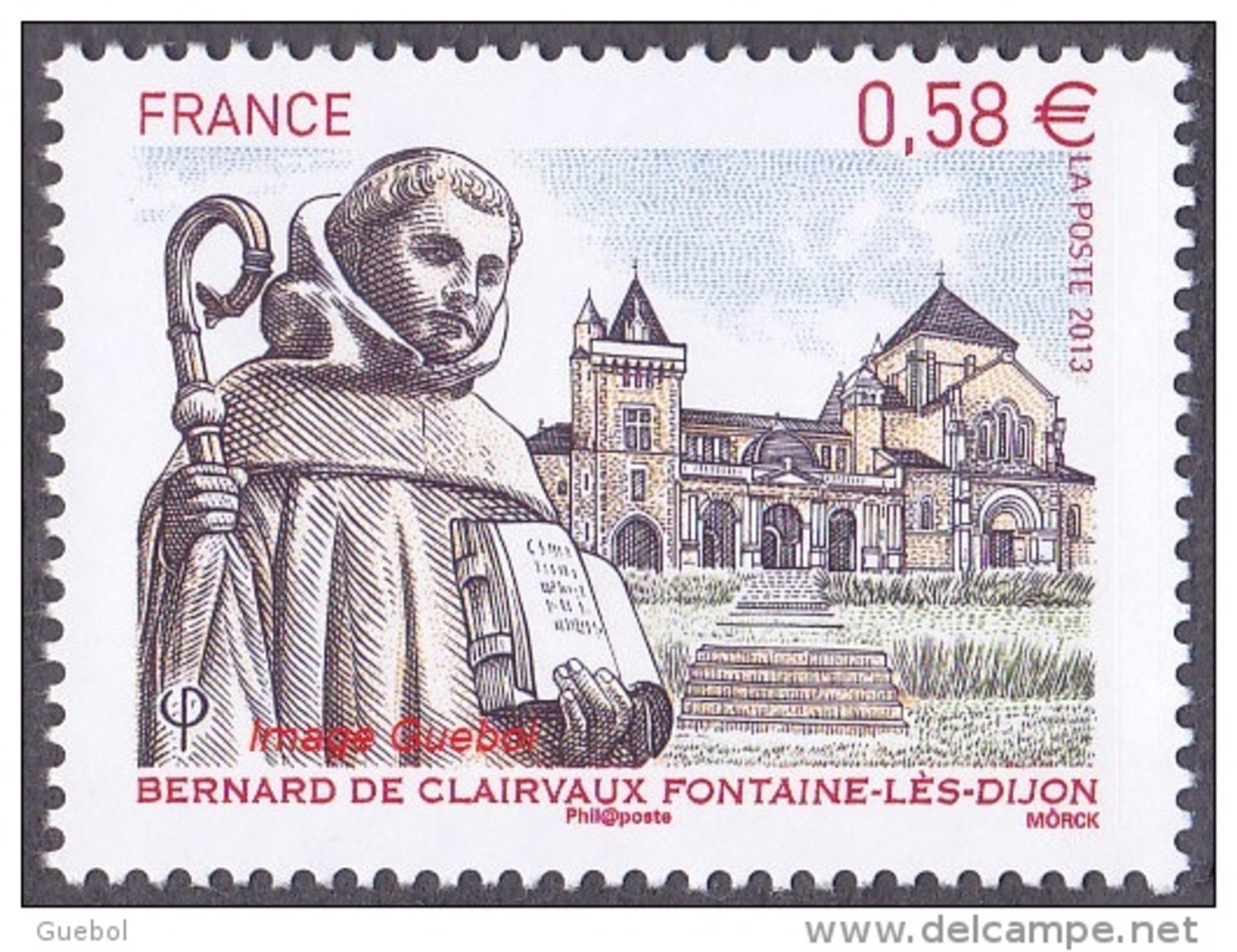 France N° 4802 ** Bernard De Clairvaux - Fontaine-lès-Dijon - Neufs