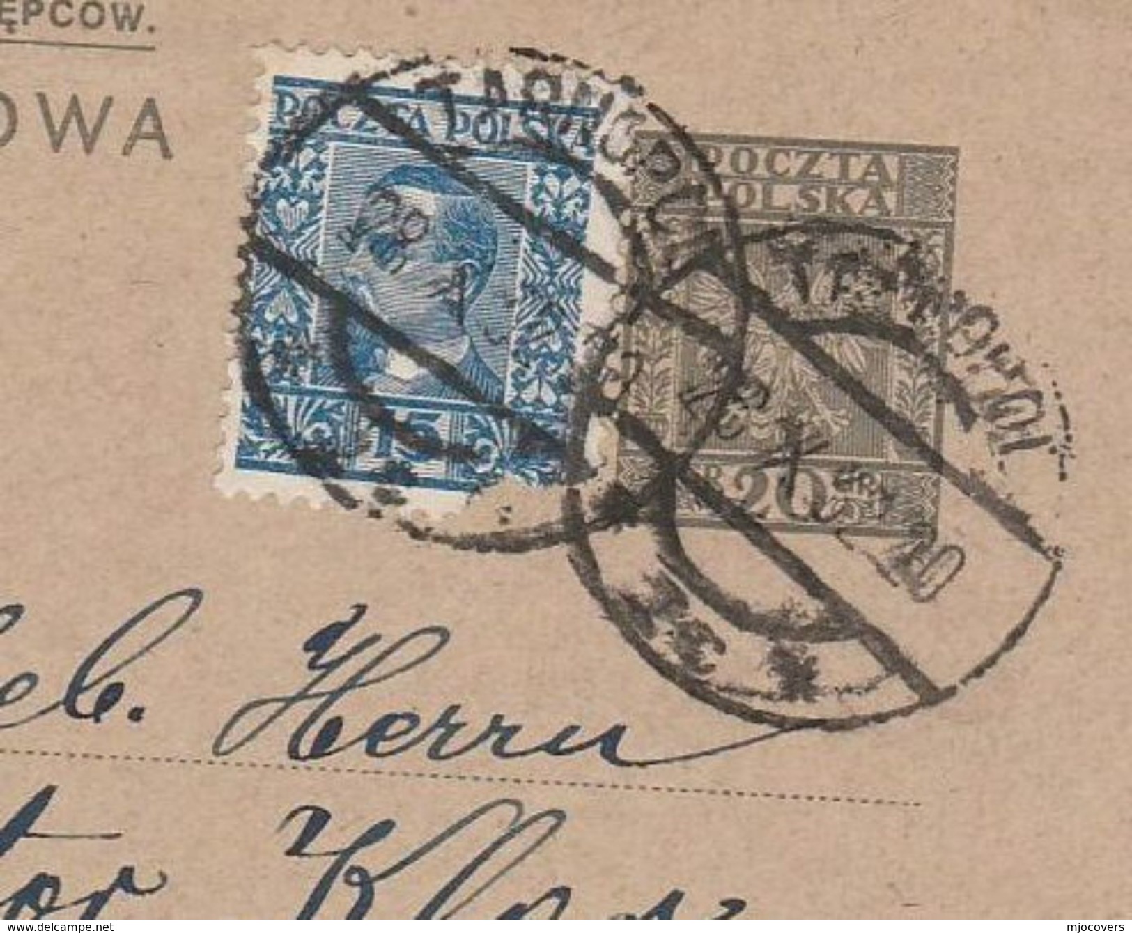 1932 TARNOPOL Poland  POSTAL STATIONERY CARD To Leipzig Cover Stamps Ukraine - Covers & Documents