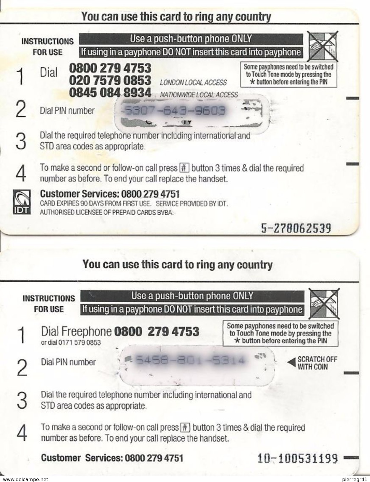 2-CARTES+-PREPAYEE-5£/10£-CHEERS AFRICA- ELEPHANT-GRATTE-TBE - - Autres & Non Classés