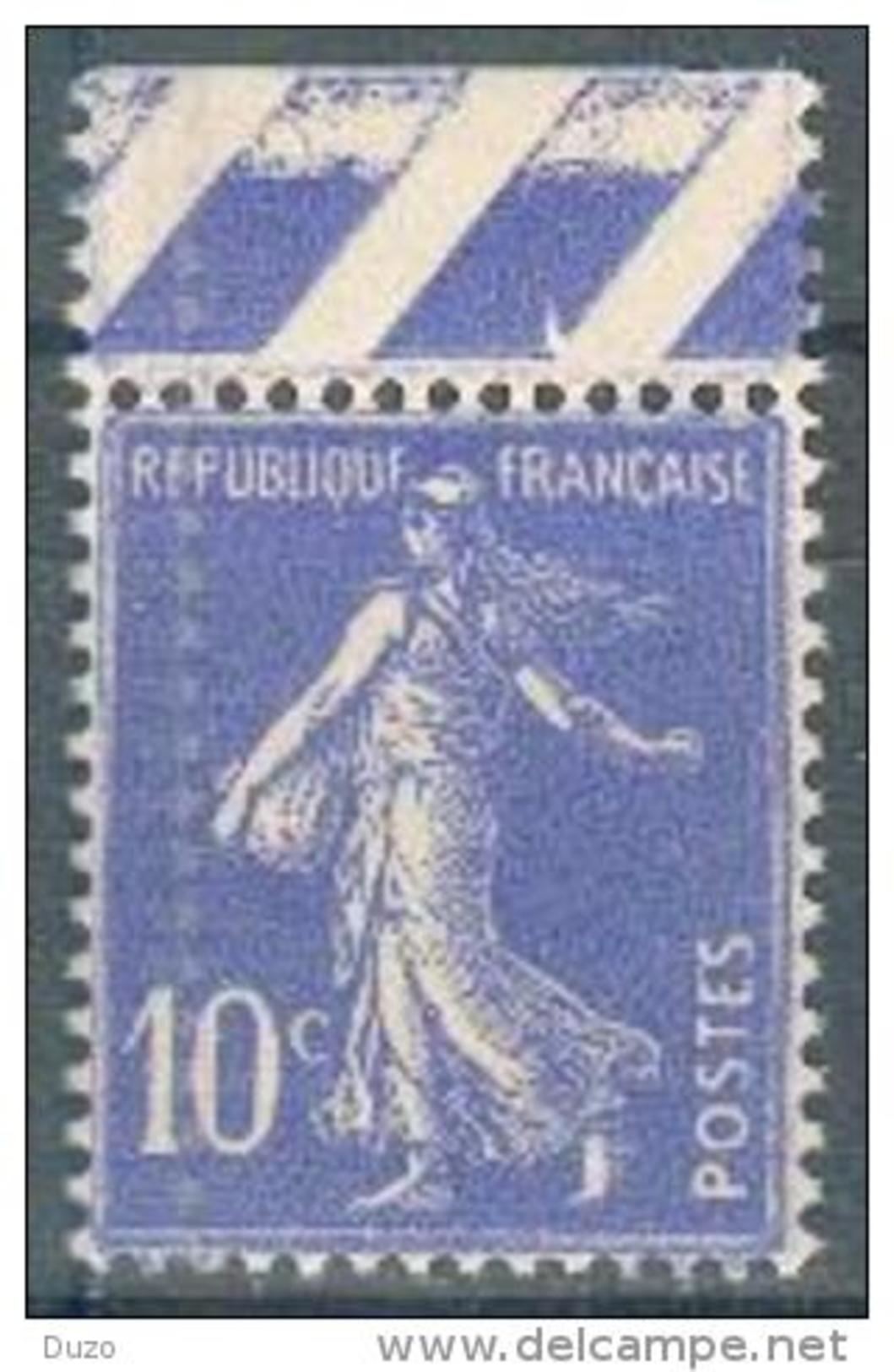 France - 1932/37 - Type Semeuse Fond Plein Haut De Feuille 10 C. Outremer Y&T N°279 ** Neuf Luxe 1er Choix - Nuovi