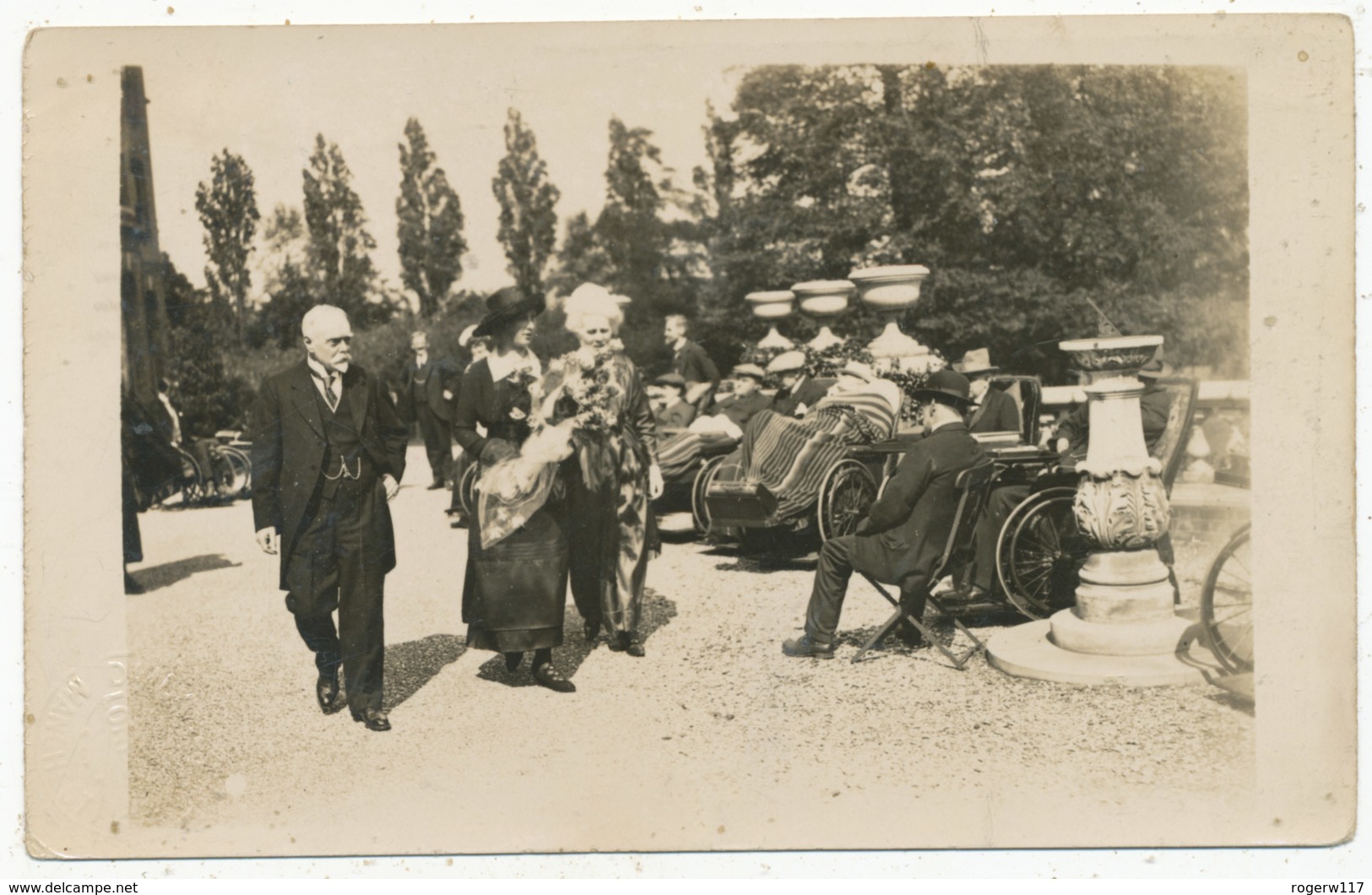 Dignitaries Visiting Wounded Servicemen’s Home, Putney Postmark, To Edith Eastwood - Other & Unclassified