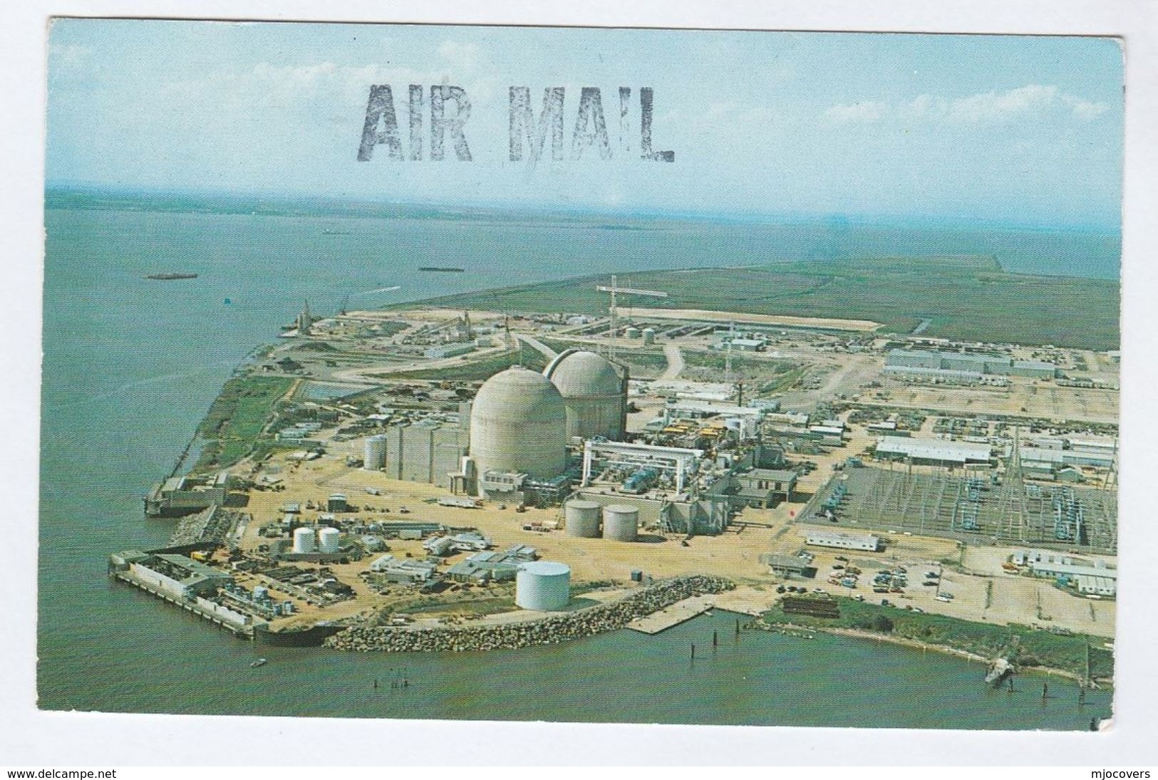 1979  USA Postcard SALEM NUCLEAR Electric GENERATING STATION Atomic Energy Plant , Airmail To GB Cover Stamps - Atom