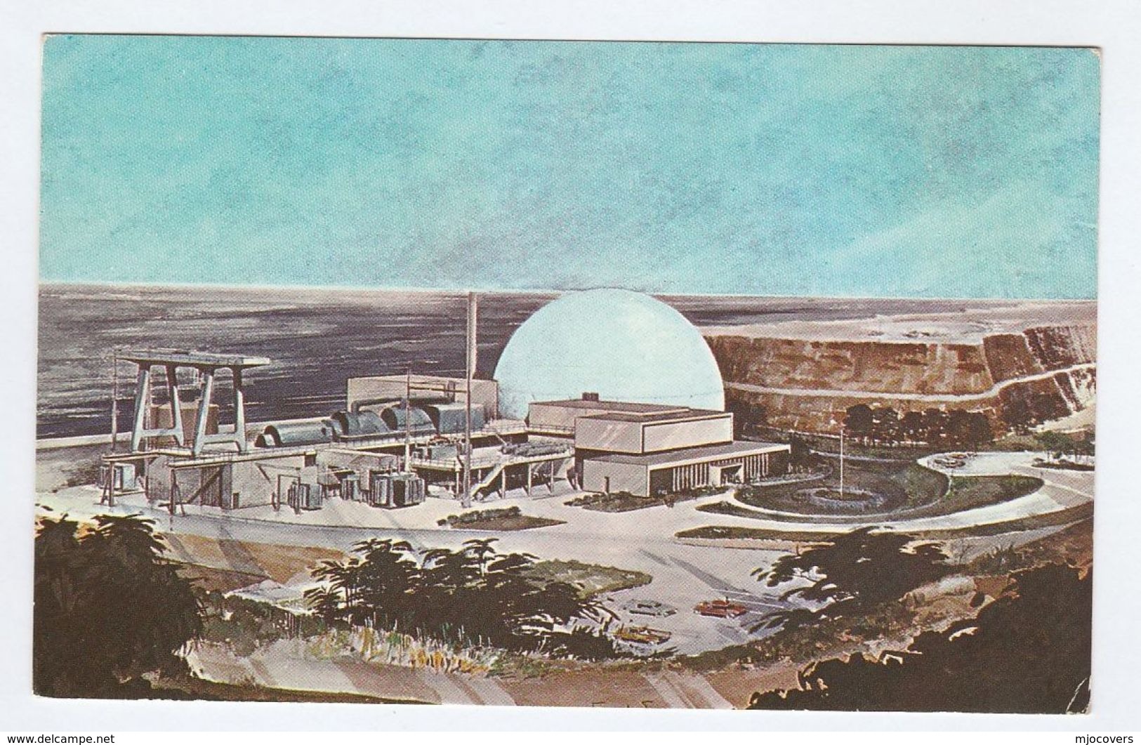 Old USA Postcard NUCLEAR Electric GENERATING STATION San Onofre California Atomic Energy Plant Electricty - Other & Unclassified