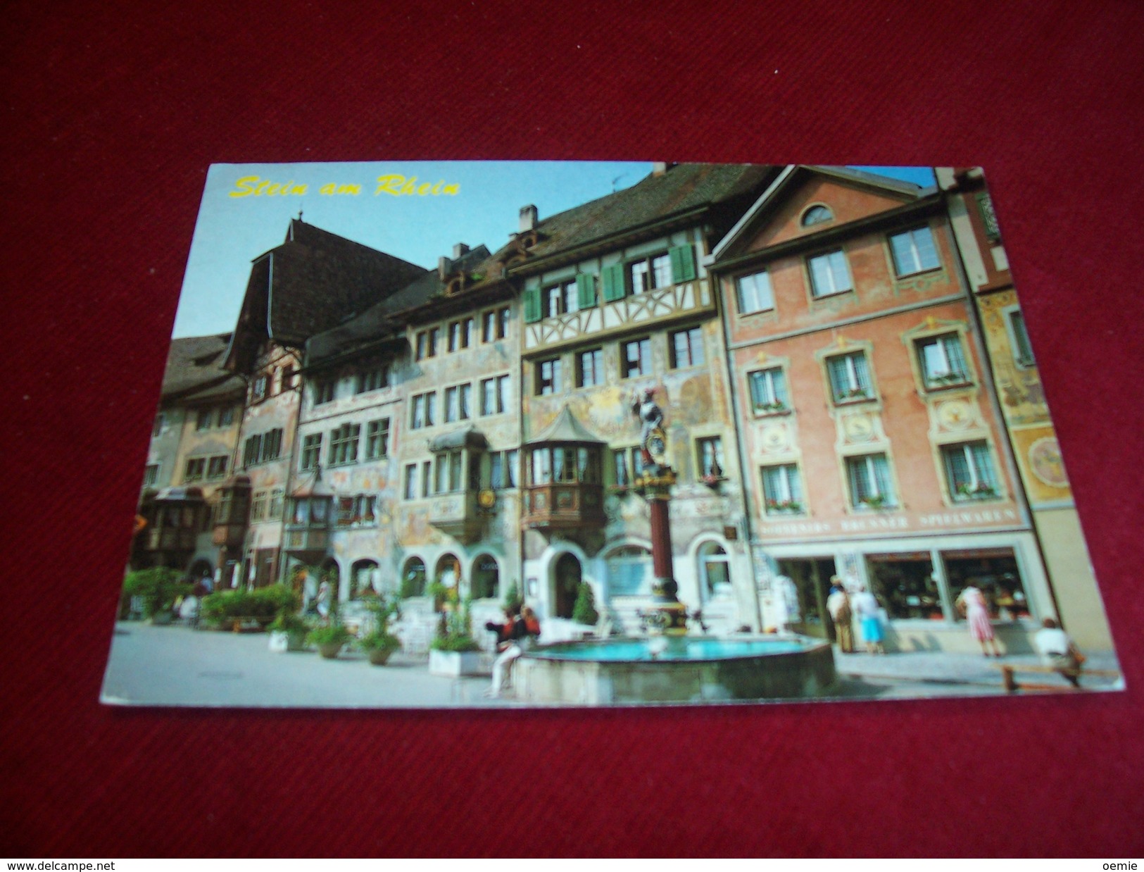 LOT 9 CARTES  POSTALES  DE SUISSE    ( THEME LES FONTAINES  ) TOUS AVEC TIMBRES  REF 619